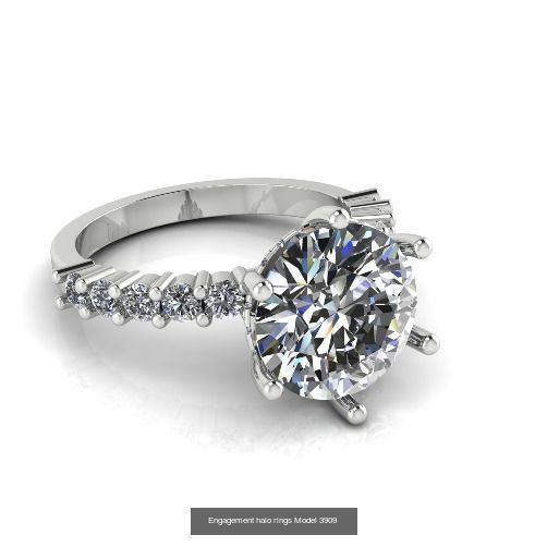 Collection Engagement halo rings 50 model _41