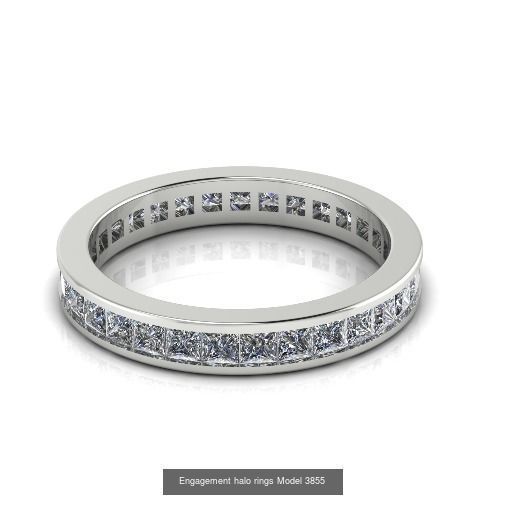 Collection Engagement halo rings 50 model _36
