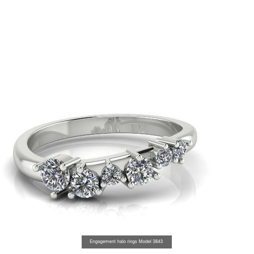 Collection Engagement halo rings 50 model _39