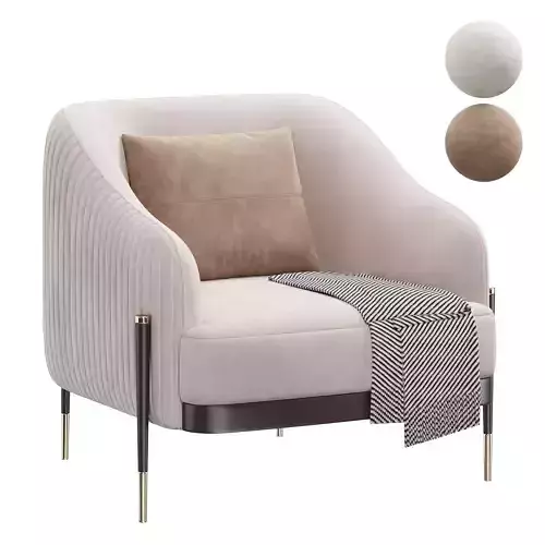 Oxford Armchair by LUXDECO 3D model