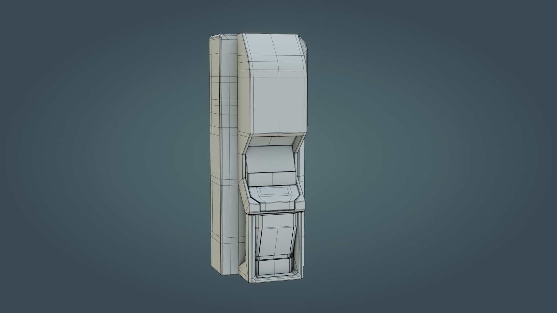 Sci-Fi Computer - Game Ready - PBR Low-poly 3D model_20