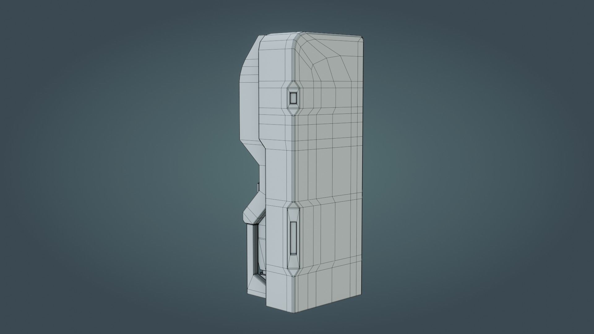 Sci-Fi Computer - Game Ready - PBR Low-poly 3D model_15