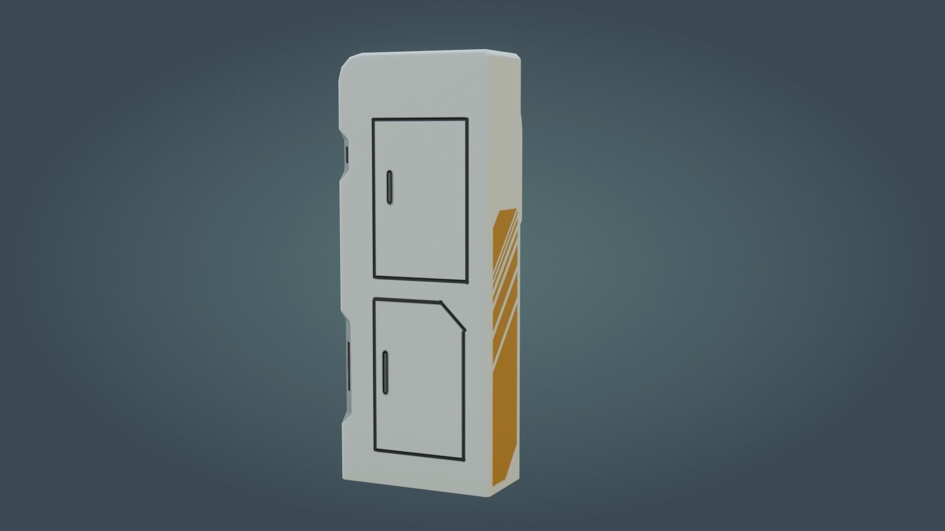 Sci-Fi Computer - Game Ready - PBR Low-poly 3D model_5