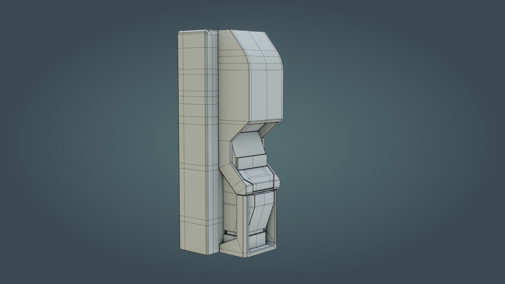 Sci-Fi Computer - Game Ready - PBR Low-poly 3D model_19