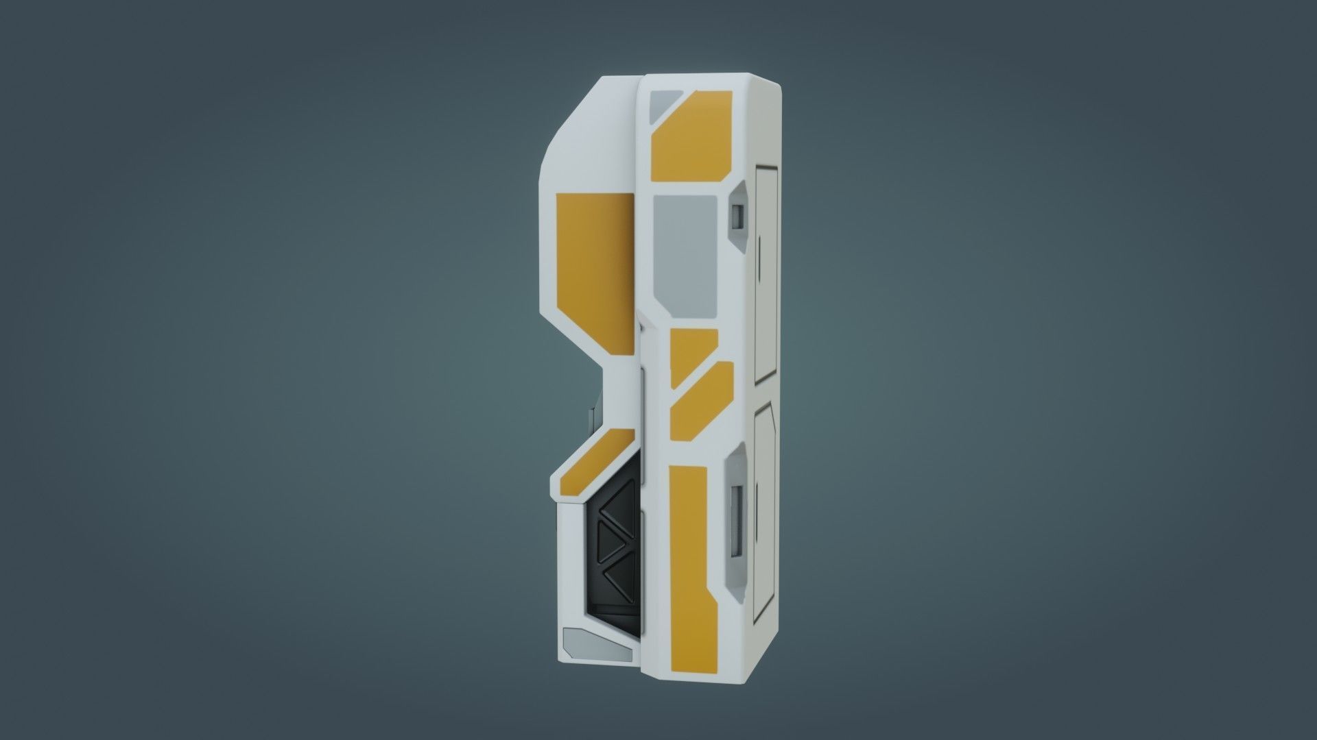 Sci-Fi Computer - Game Ready - PBR Low-poly 3D model_2