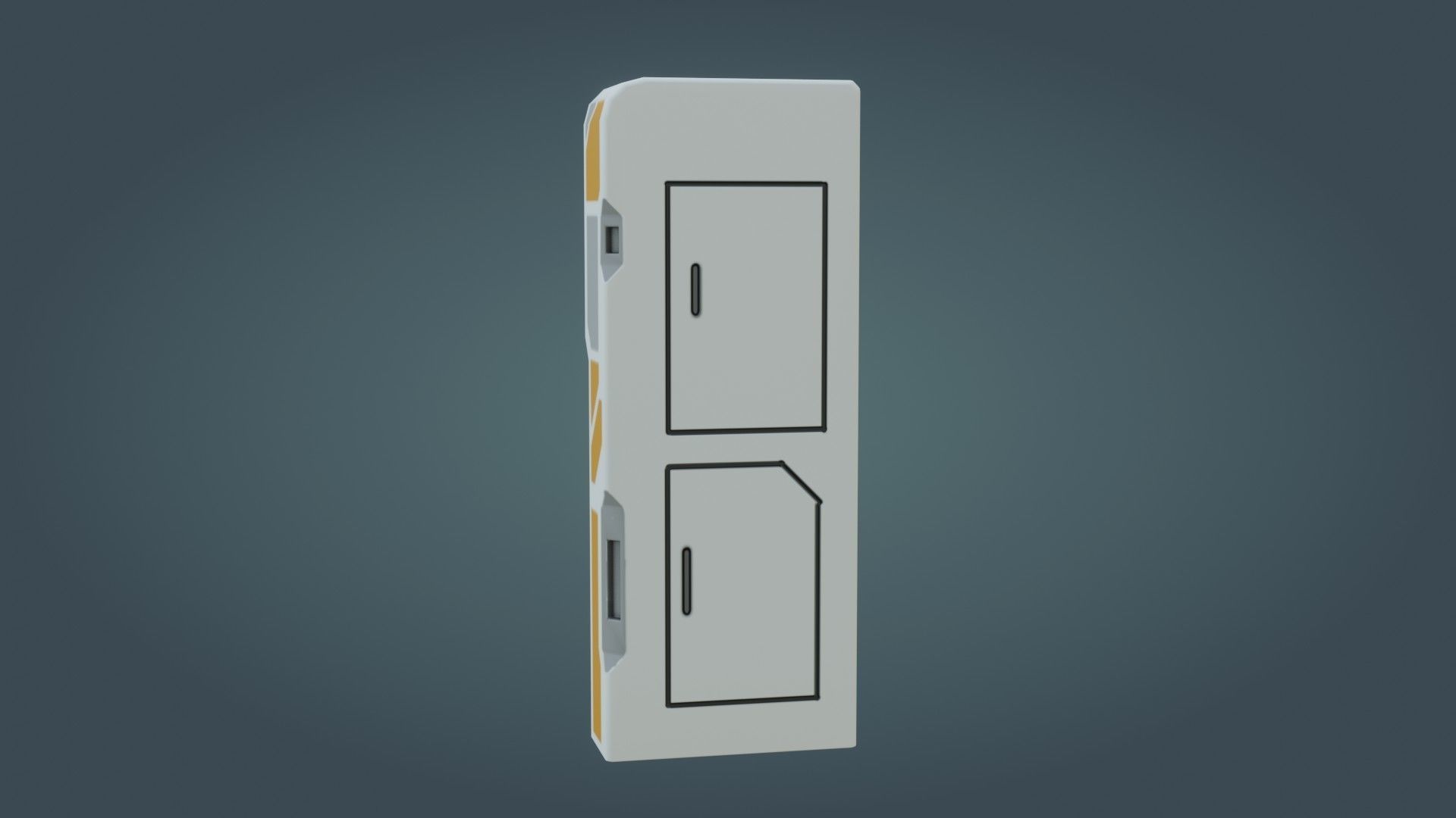 Sci-Fi Computer - Game Ready - PBR Low-poly 3D model_4