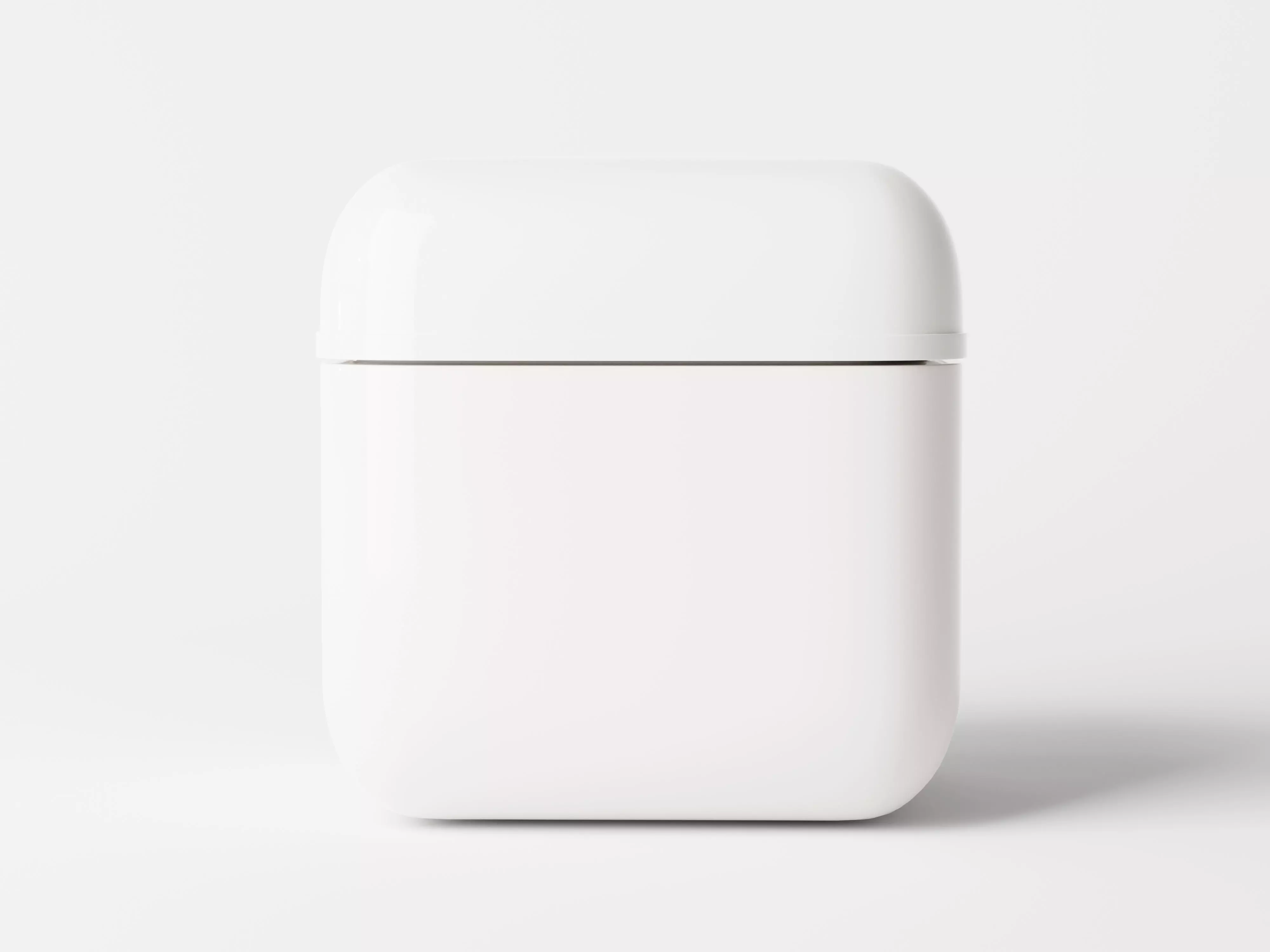 Cosmetic Cube Shaped Jar Low-poly 3D model_0