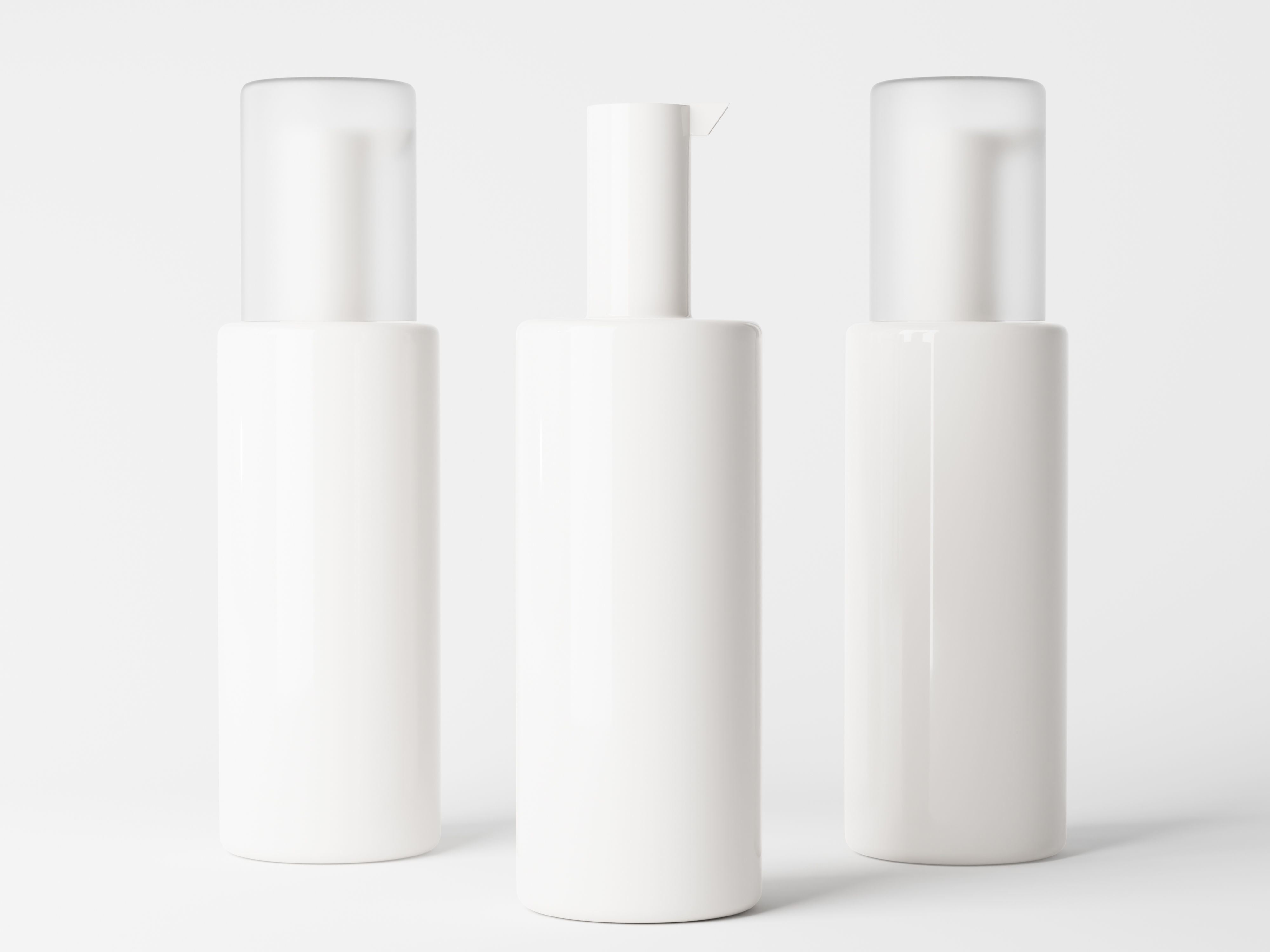 Cosmetic Pump Bottle Packaging Low-poly 3D model_4