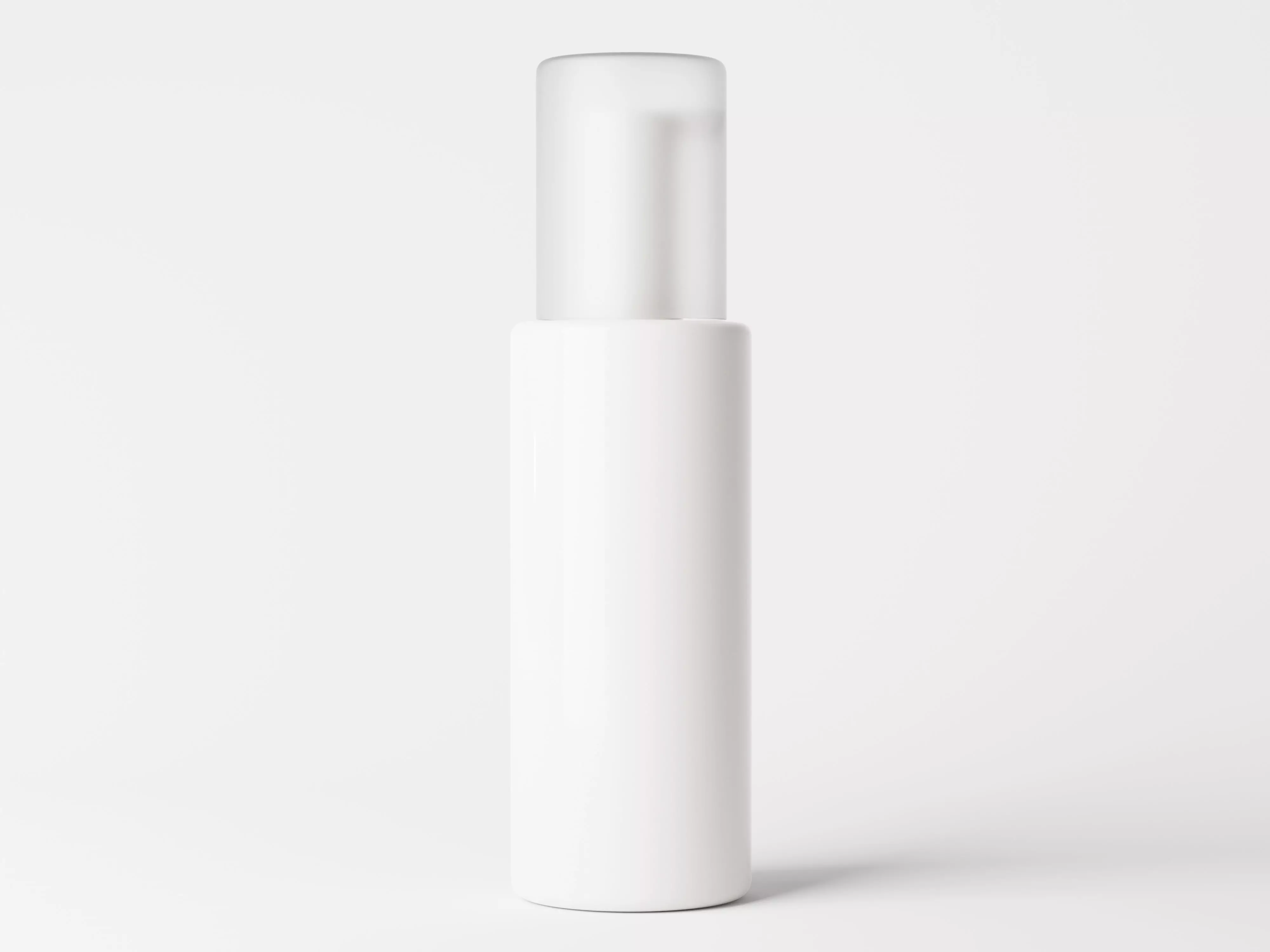 Cosmetic Pump Bottle Packaging Low-poly 3D model_0