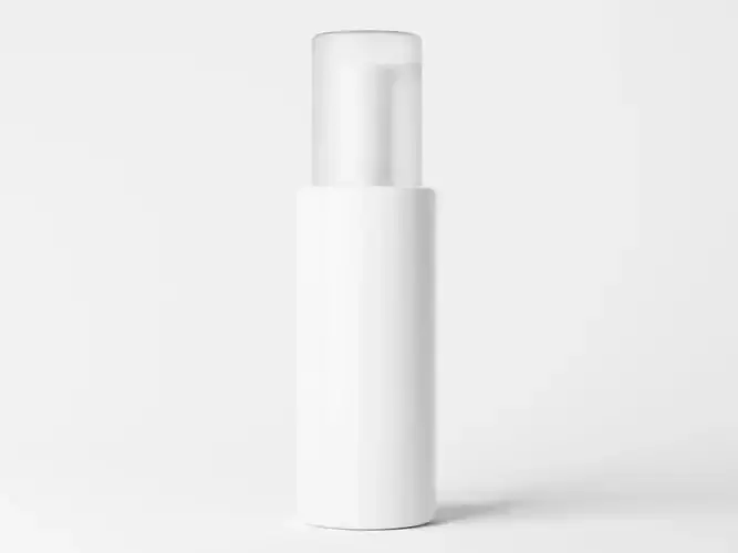 Cosmetic Pump Bottle Packaging Low-poly 3D model