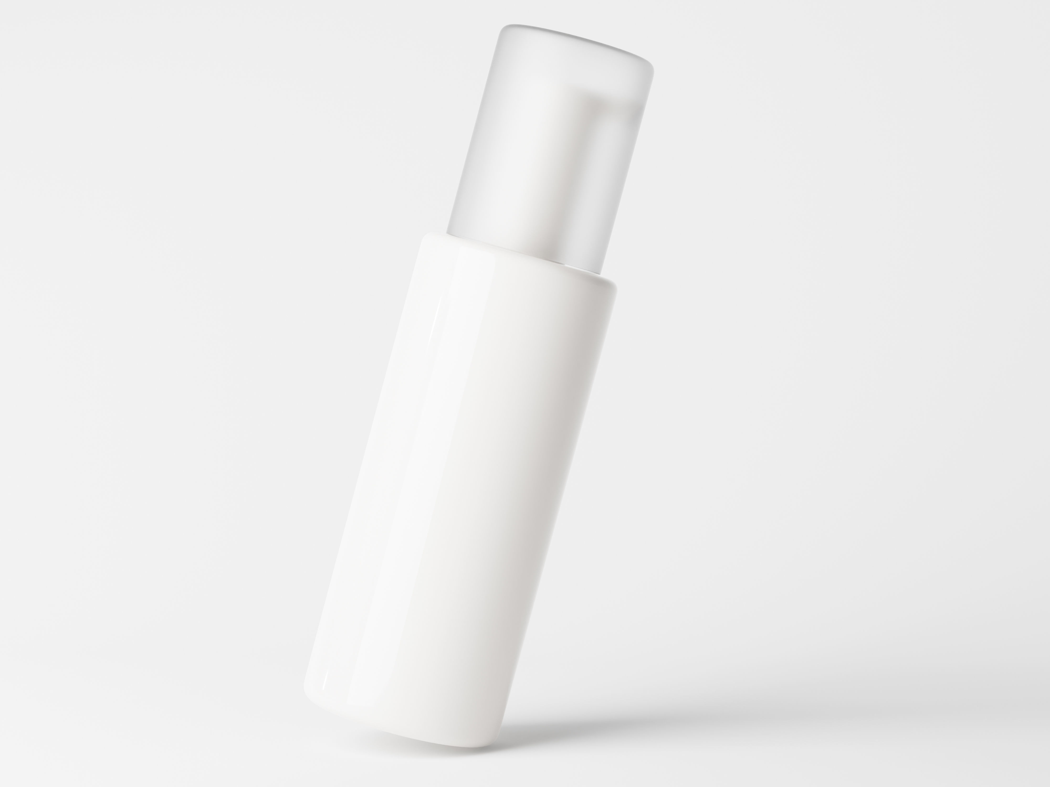 Cosmetic Pump Bottle Packaging Low-poly 3D model_1