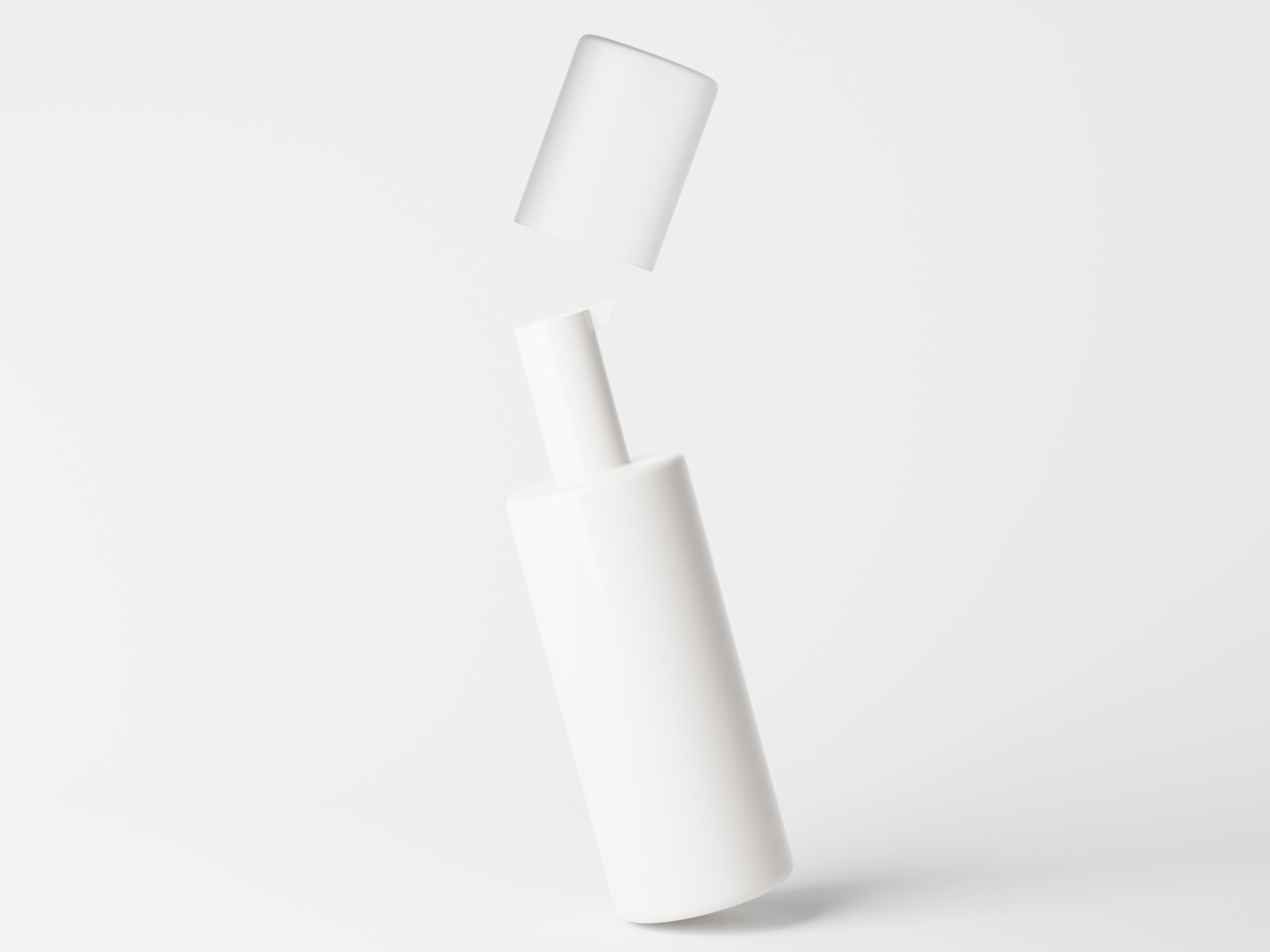 Cosmetic Pump Bottle Packaging Low-poly 3D model_3