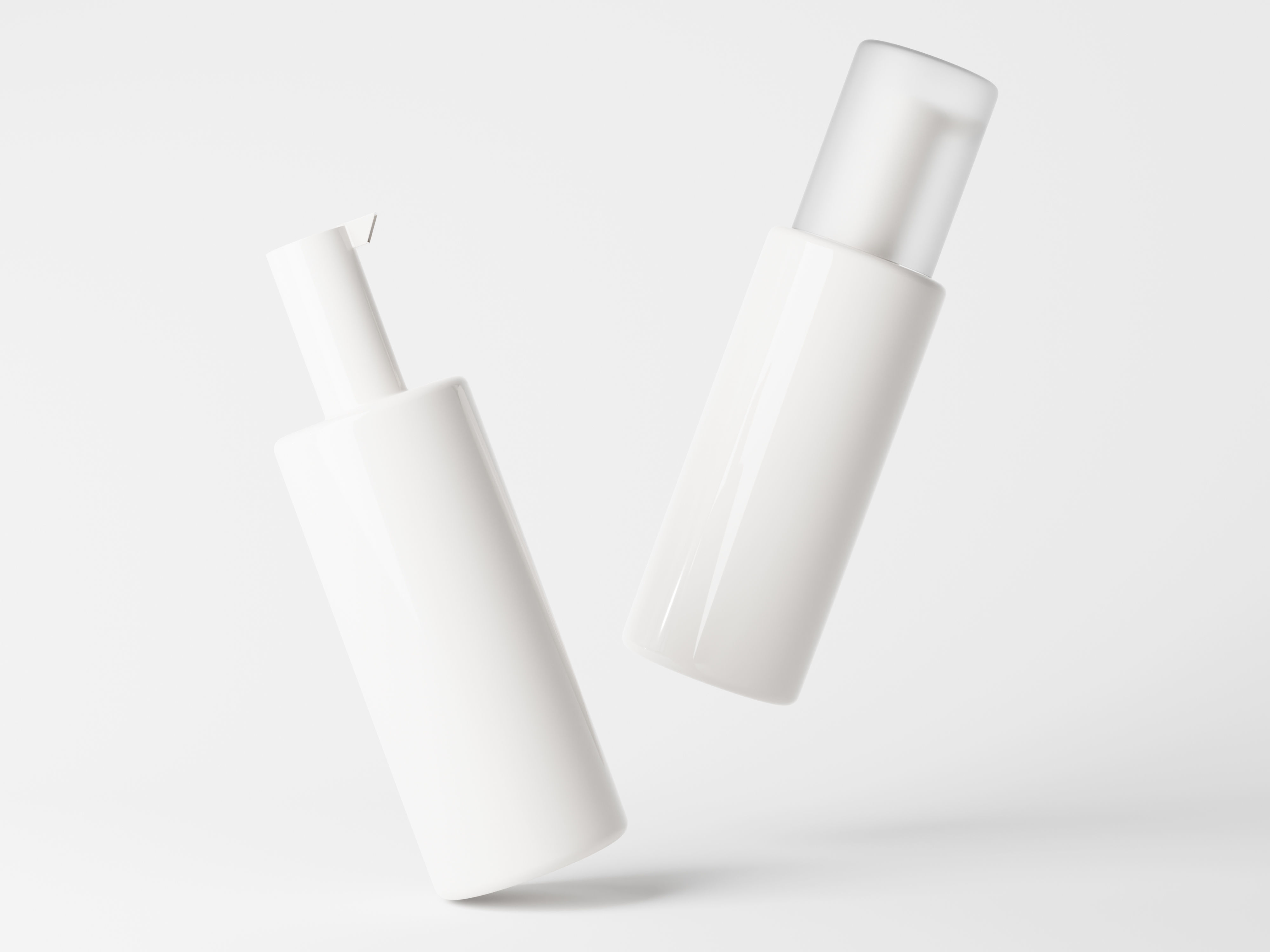 Cosmetic Pump Bottle Packaging Low-poly 3D model_5