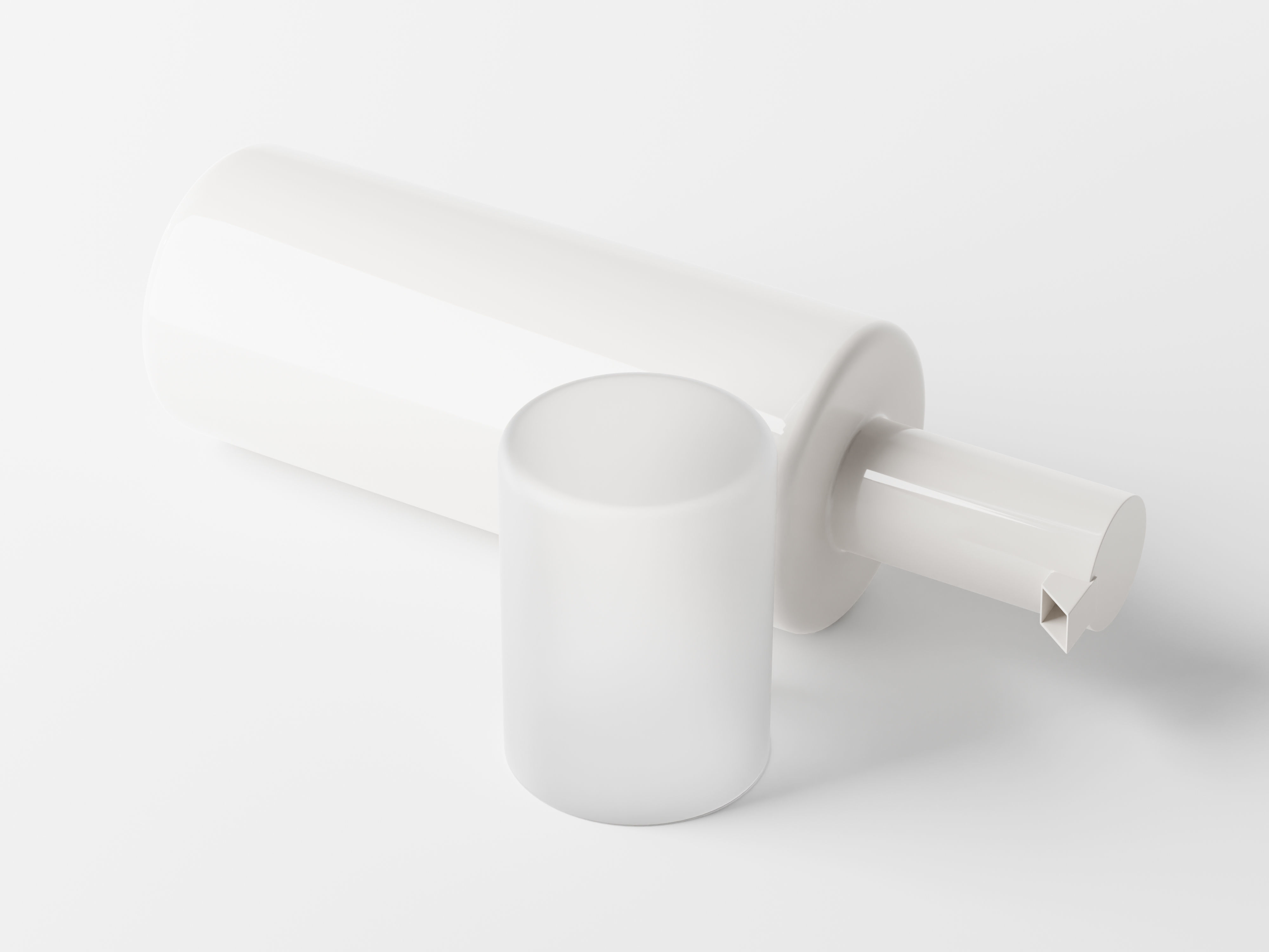 Cosmetic Pump Bottle Packaging Low-poly 3D model_6