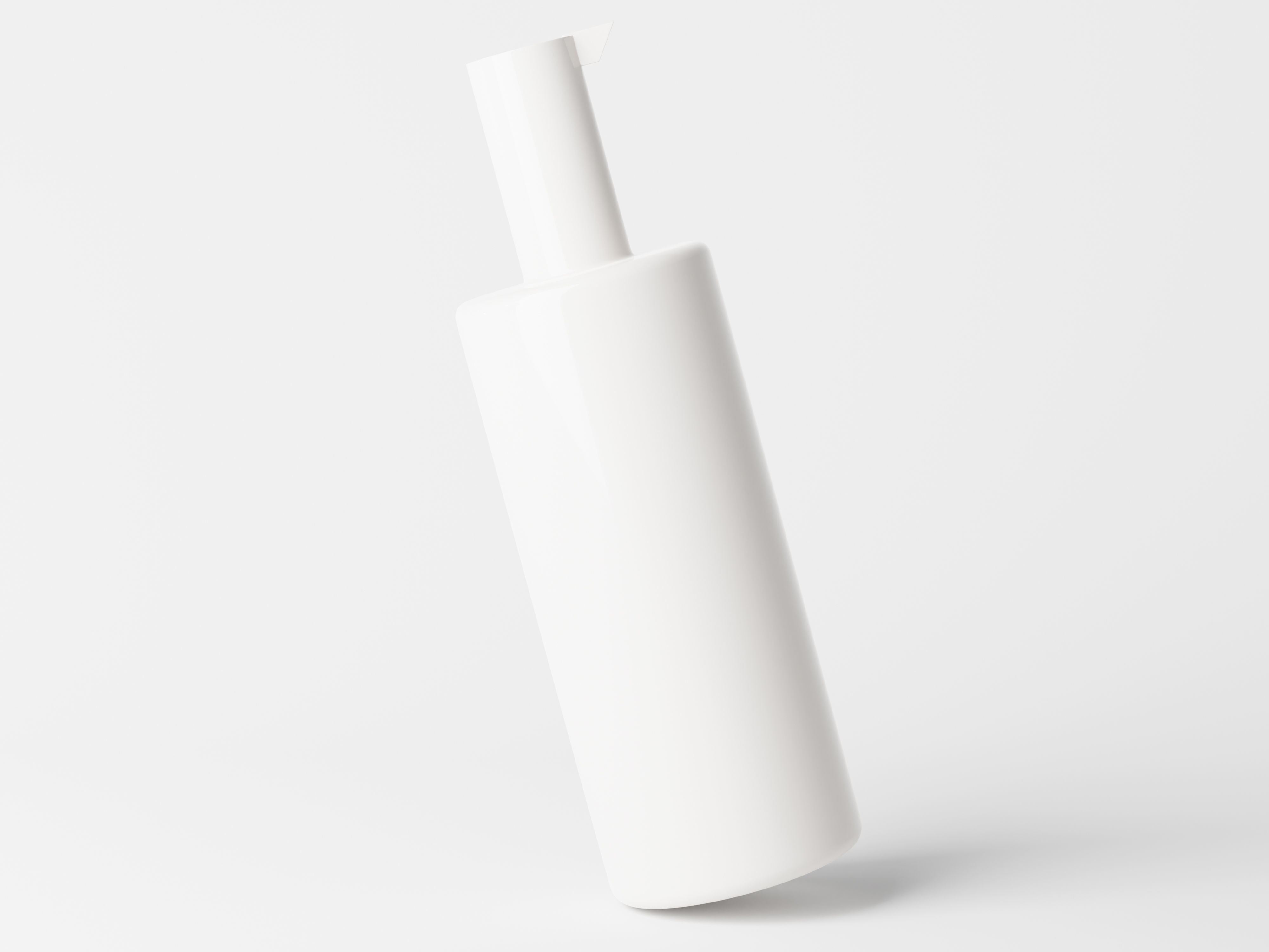 Cosmetic Pump Bottle Packaging Low-poly 3D model_2
