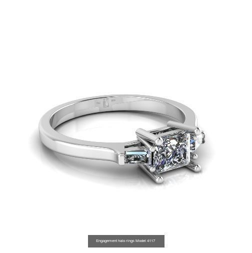 Collection Engagement halo rings 75 model _66