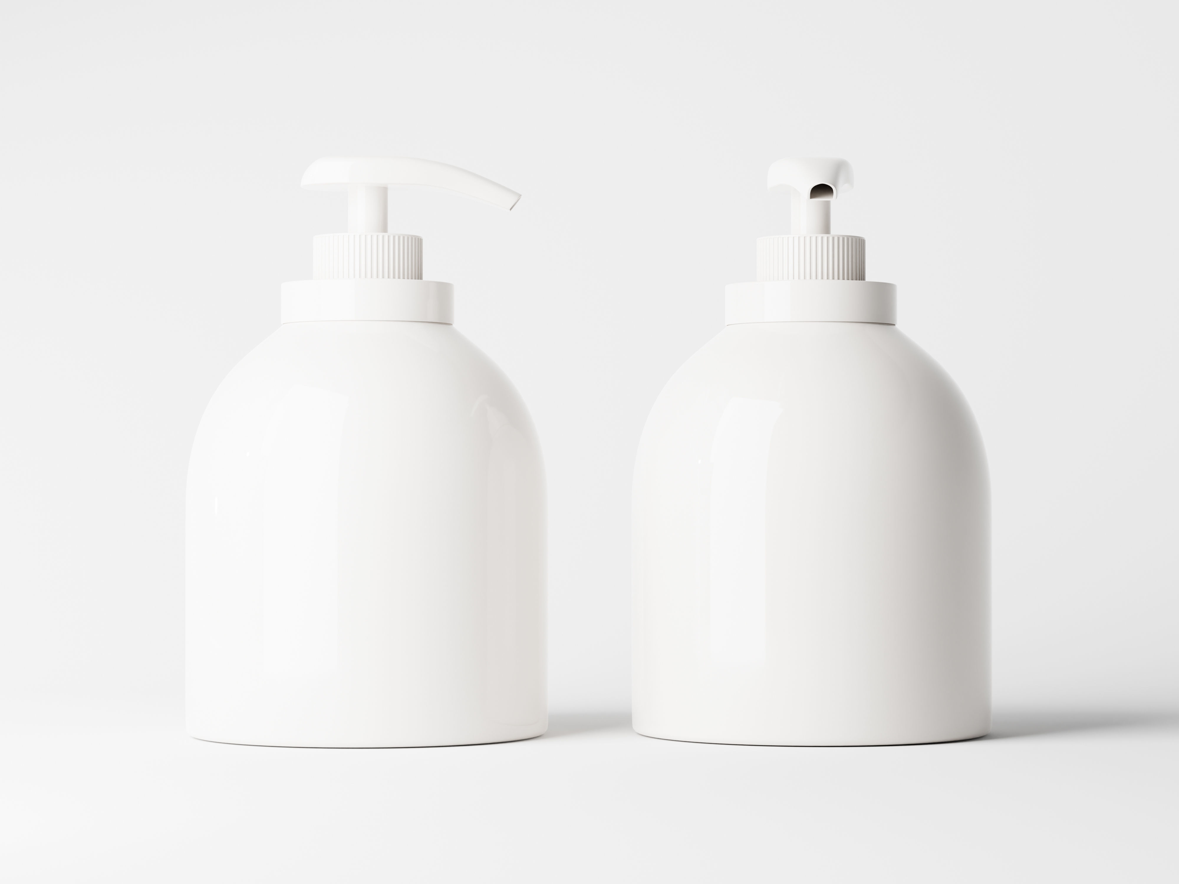 Large Pump Bottle Low-poly 3D model_5