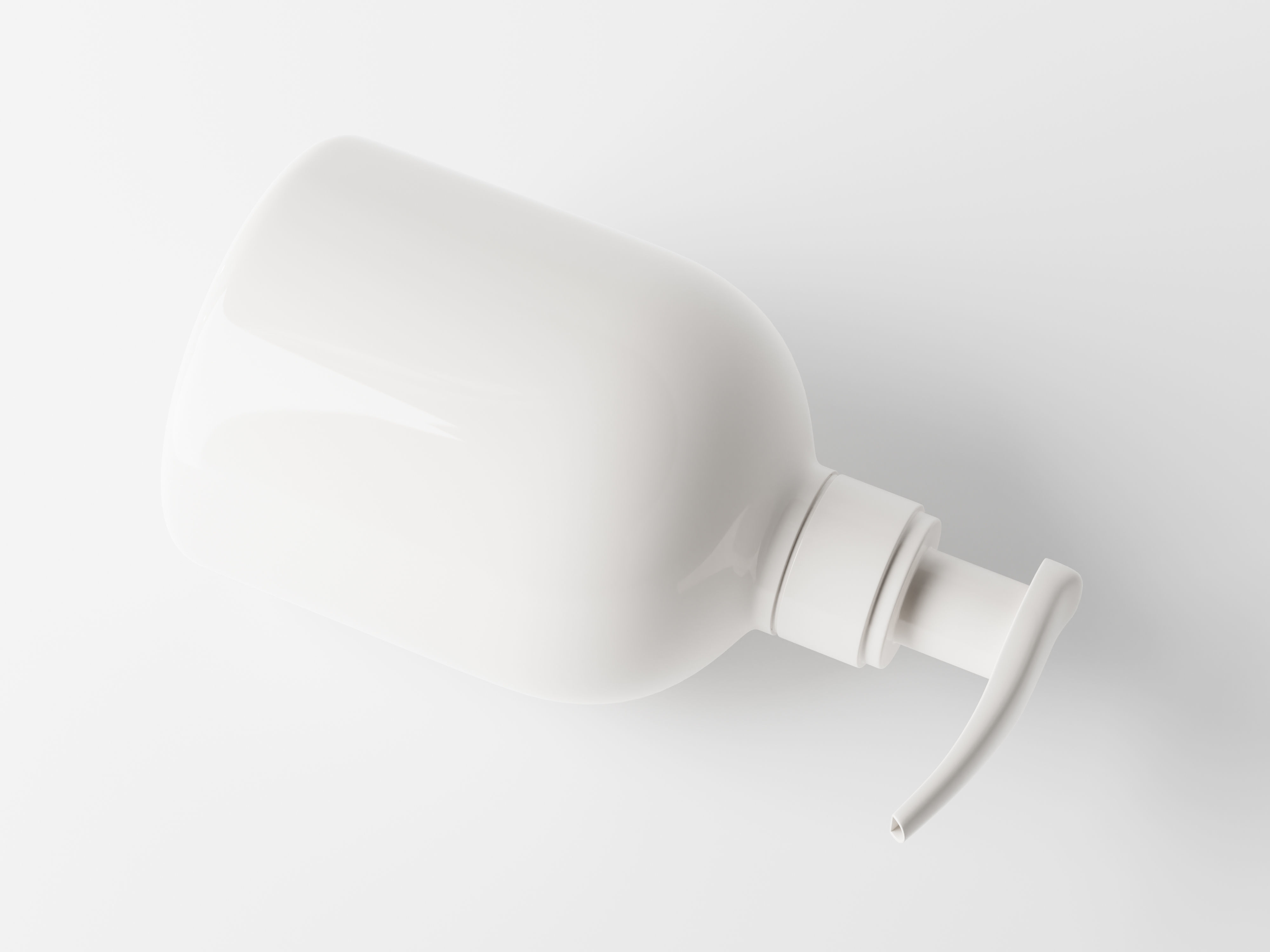 Cosmetic Pump Bottle Low-poly 3D model_6