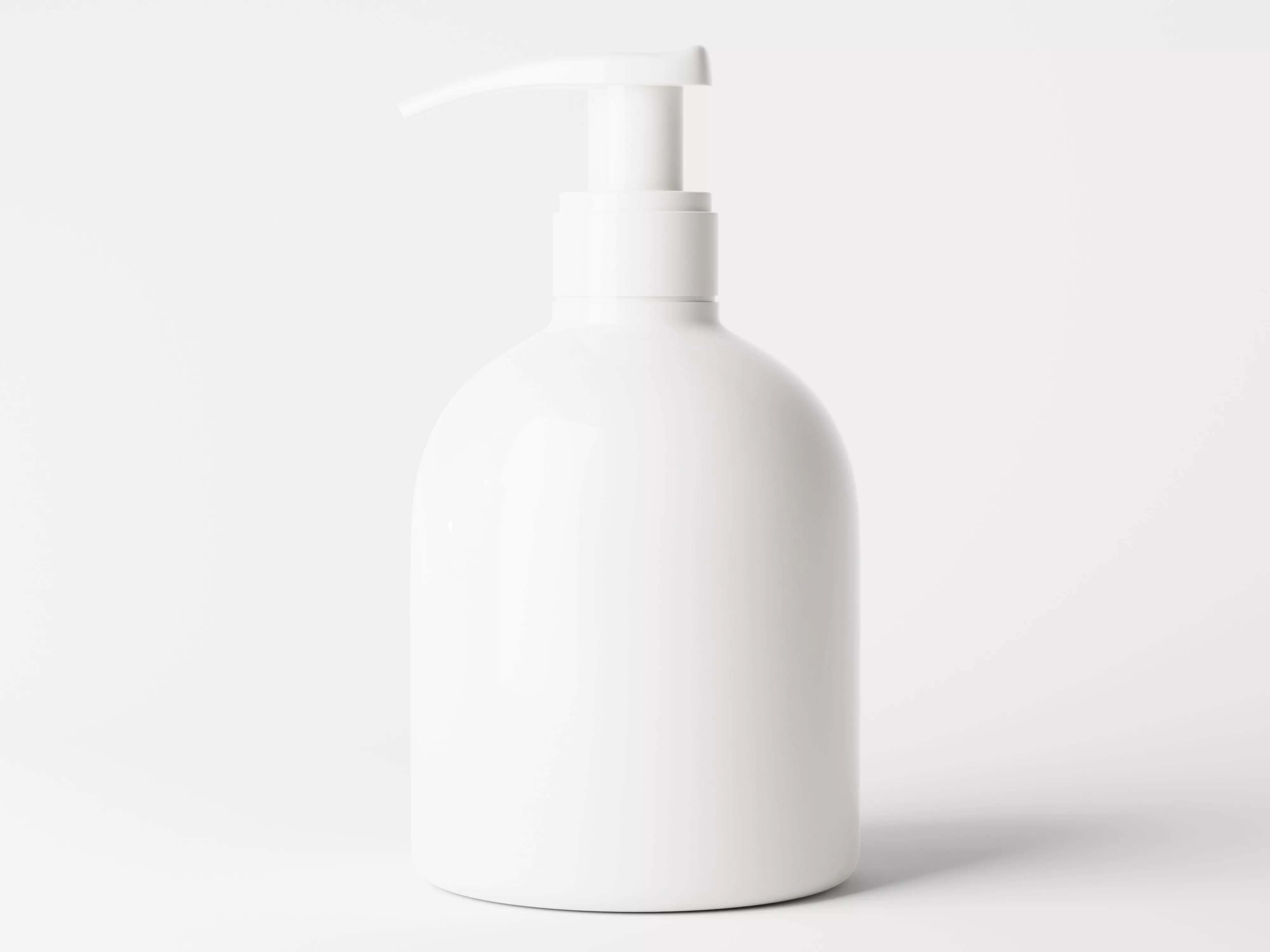Cosmetic Pump Bottle Low-poly 3D model_0