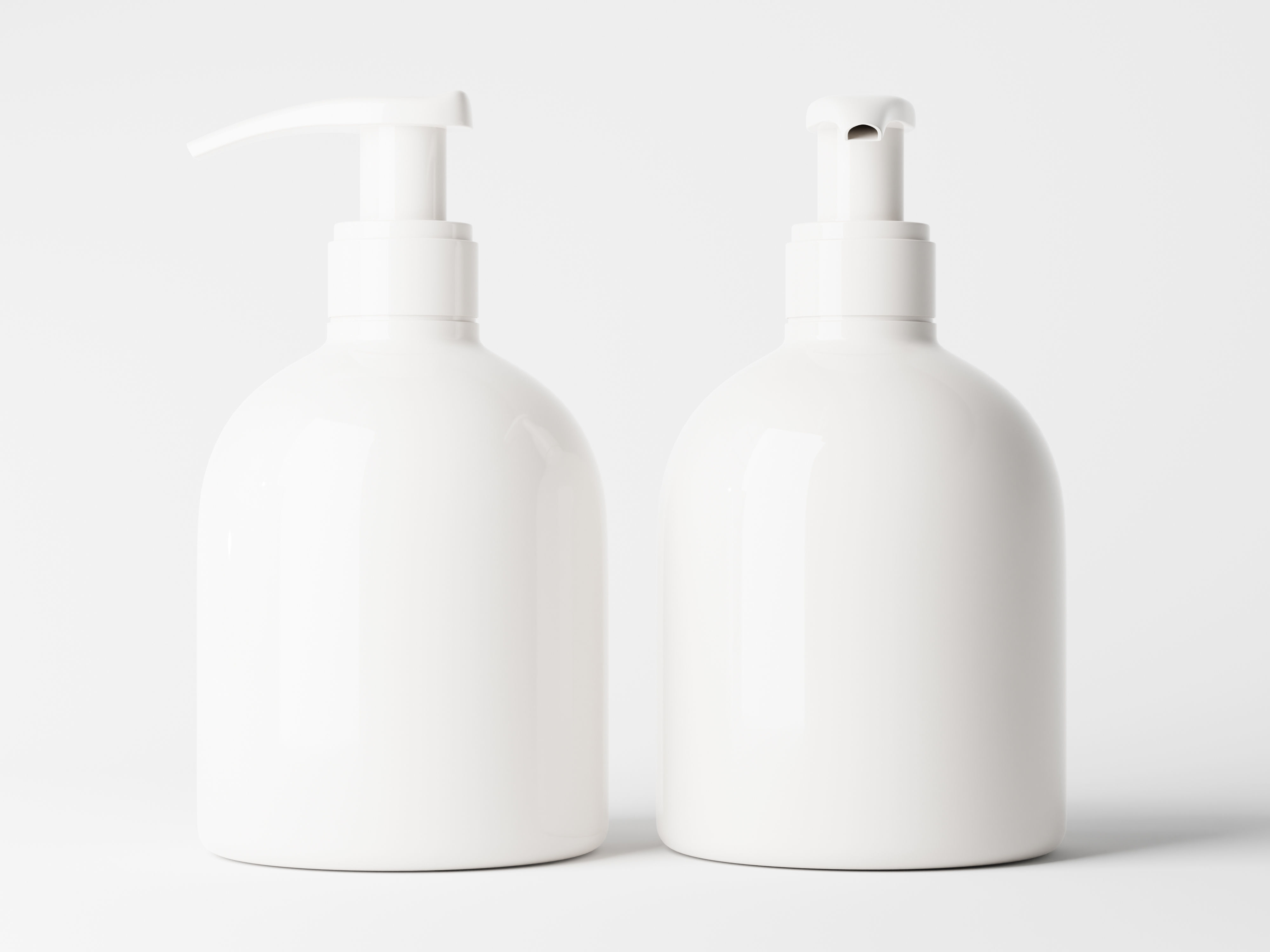Cosmetic Pump Bottle Low-poly 3D model_3