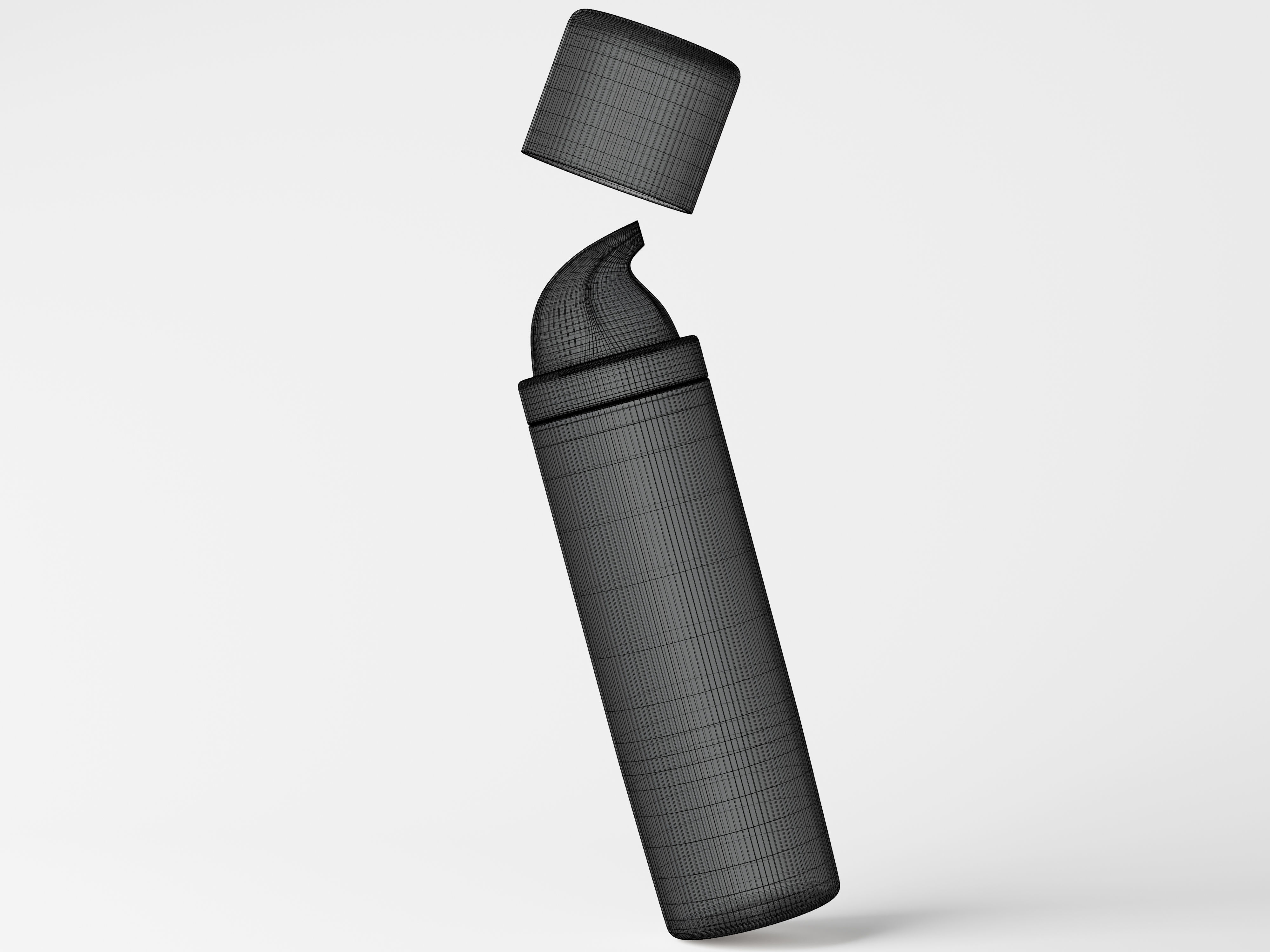 Unique Style Pump Bottle  Low-poly 3D model_7