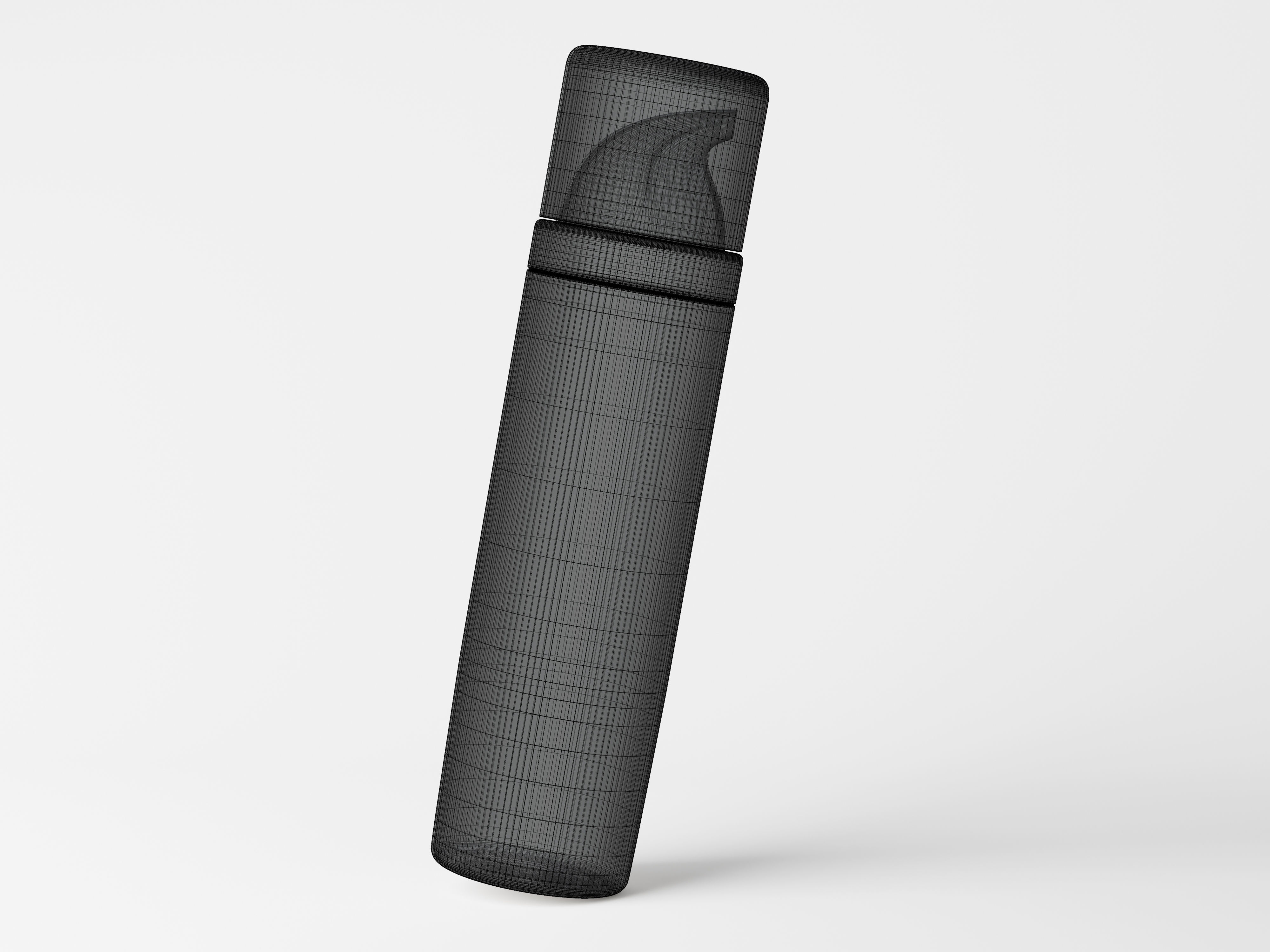 Unique Style Pump Bottle  Low-poly 3D model_9