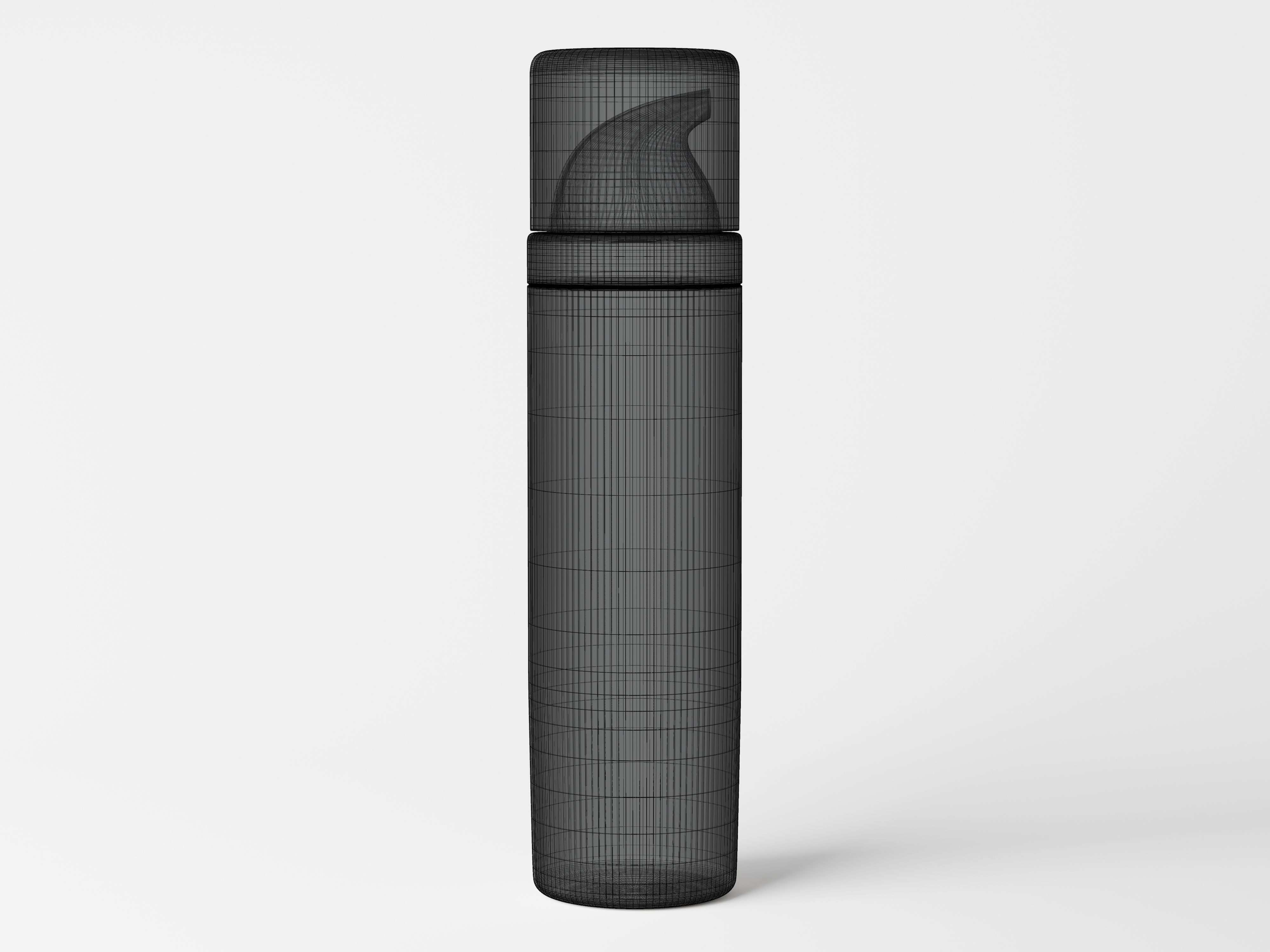 Unique Style Pump Bottle  Low-poly 3D model_8