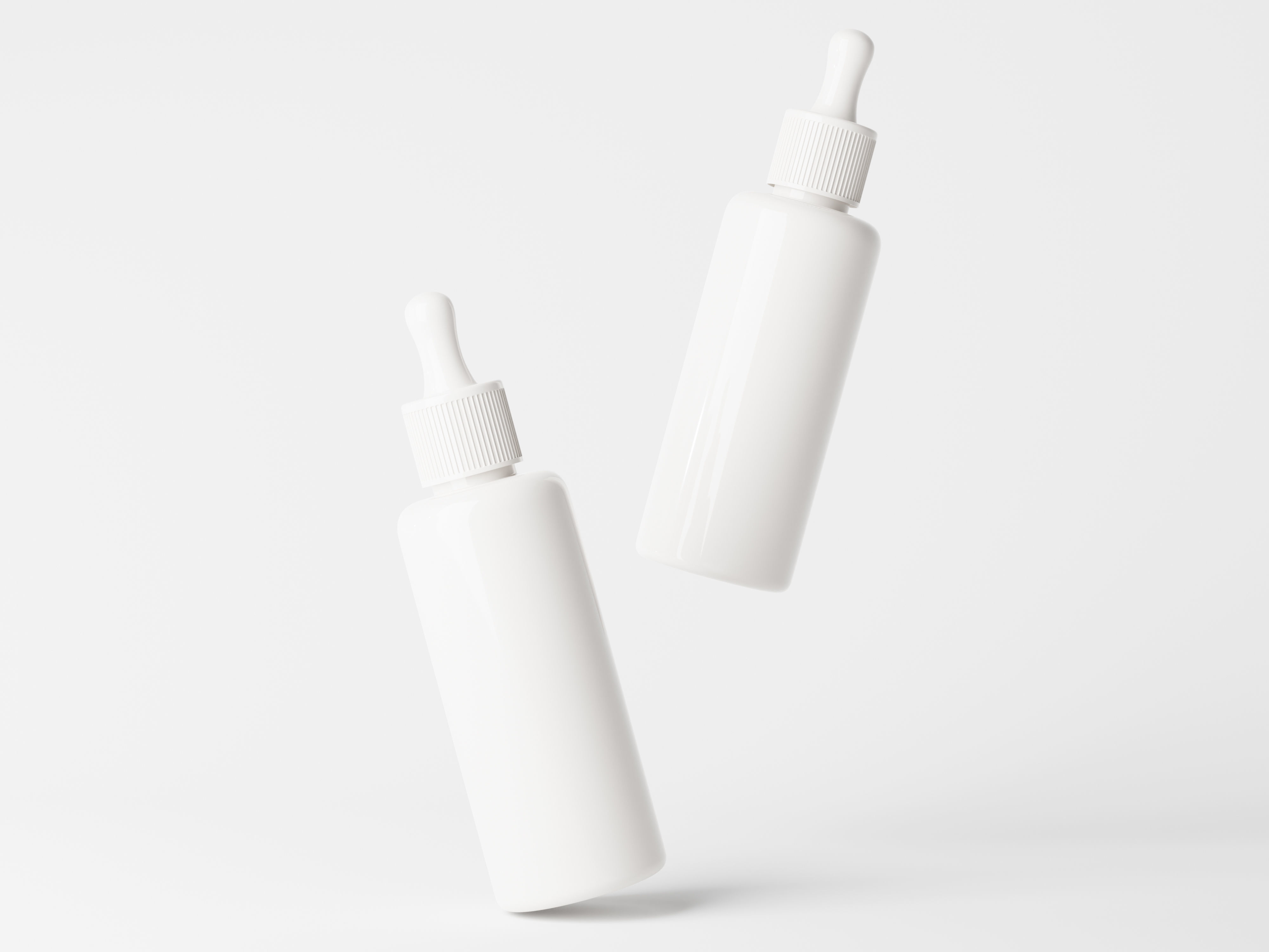 Cosmetic Dropper Bottle Packaging Low-poly 3D model_4