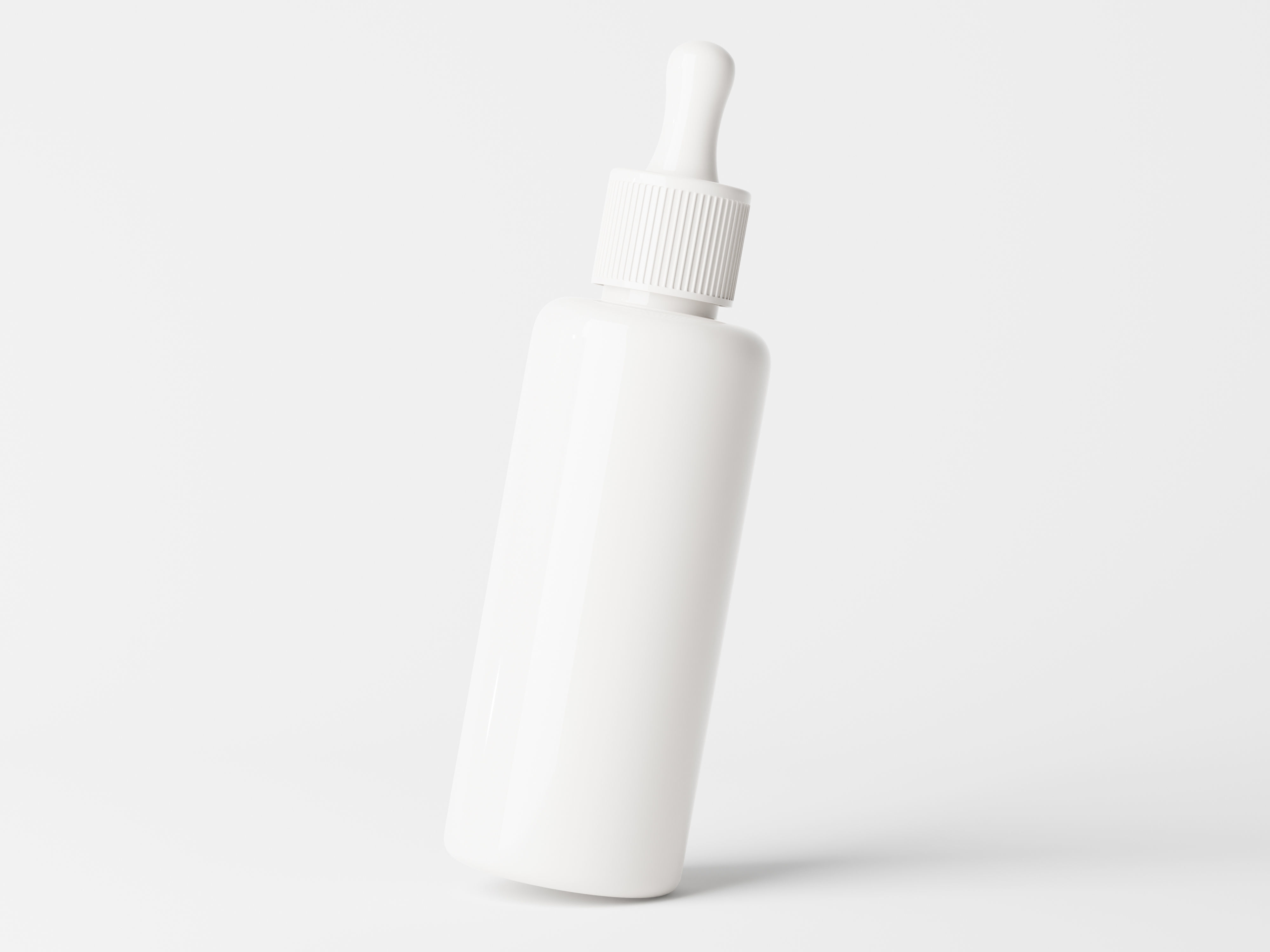 Cosmetic Dropper Bottle Packaging Low-poly 3D model_1