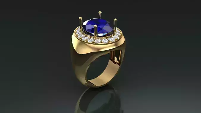 Ring Men D18 3D print model