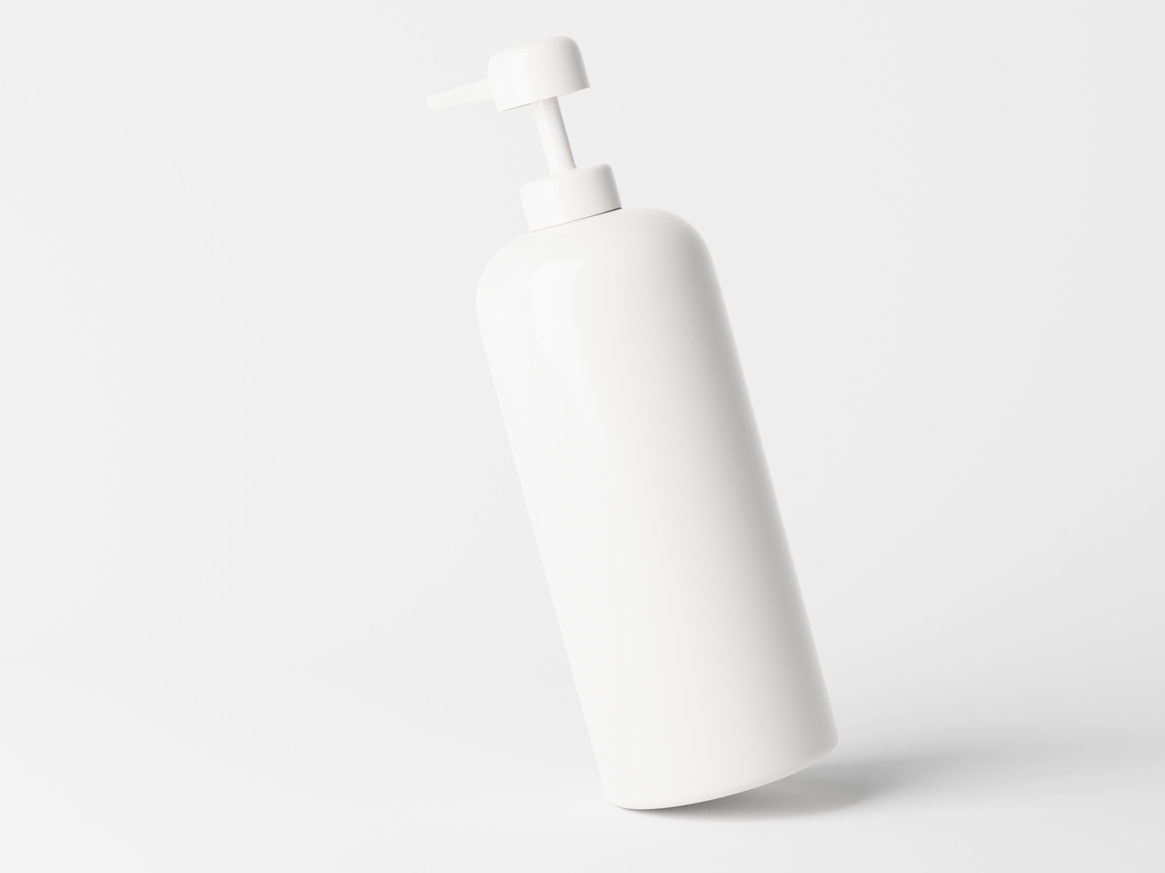 Pump Bottle Low-poly 3D model_2