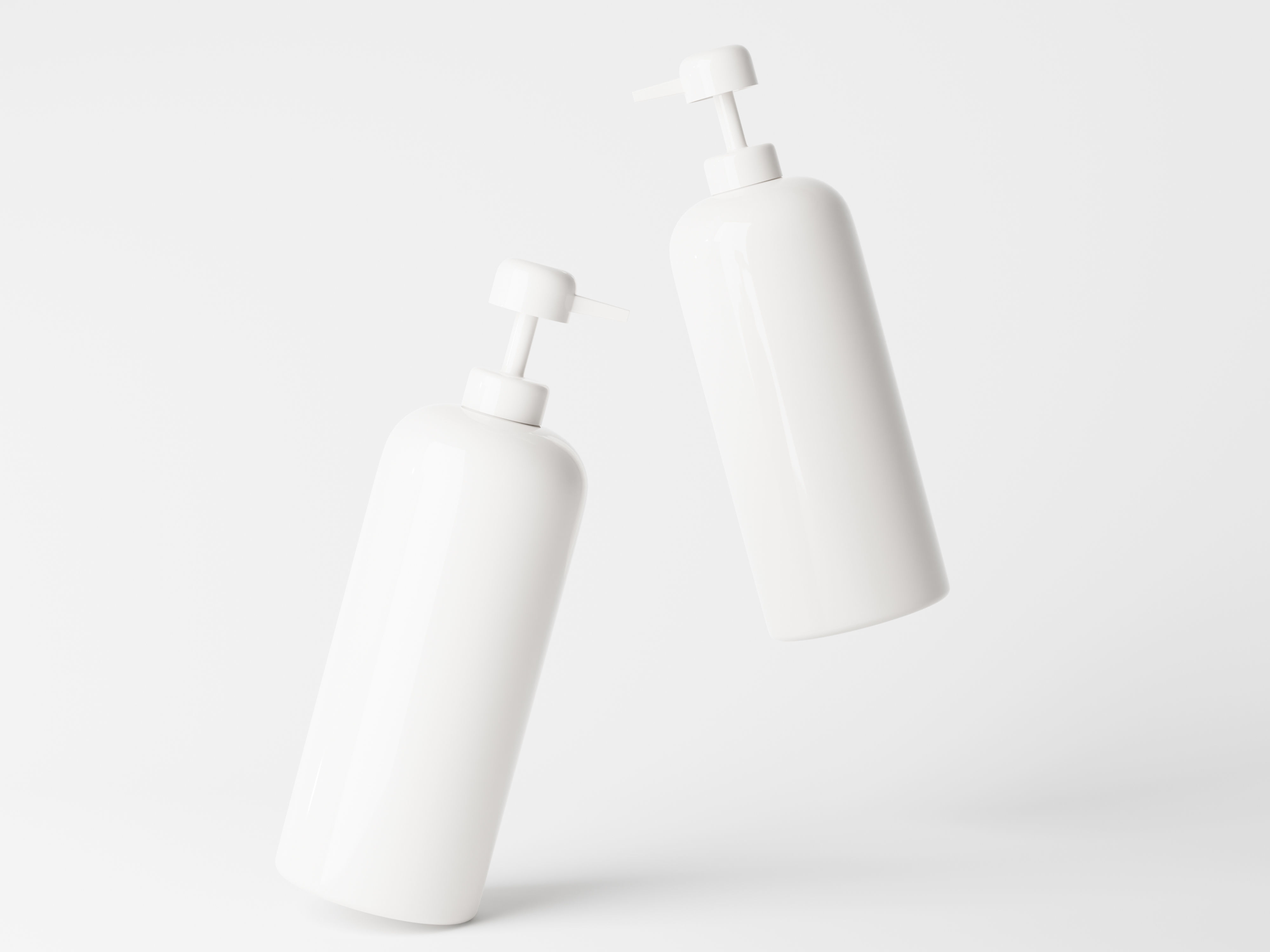 Pump Bottle Low-poly 3D model_4