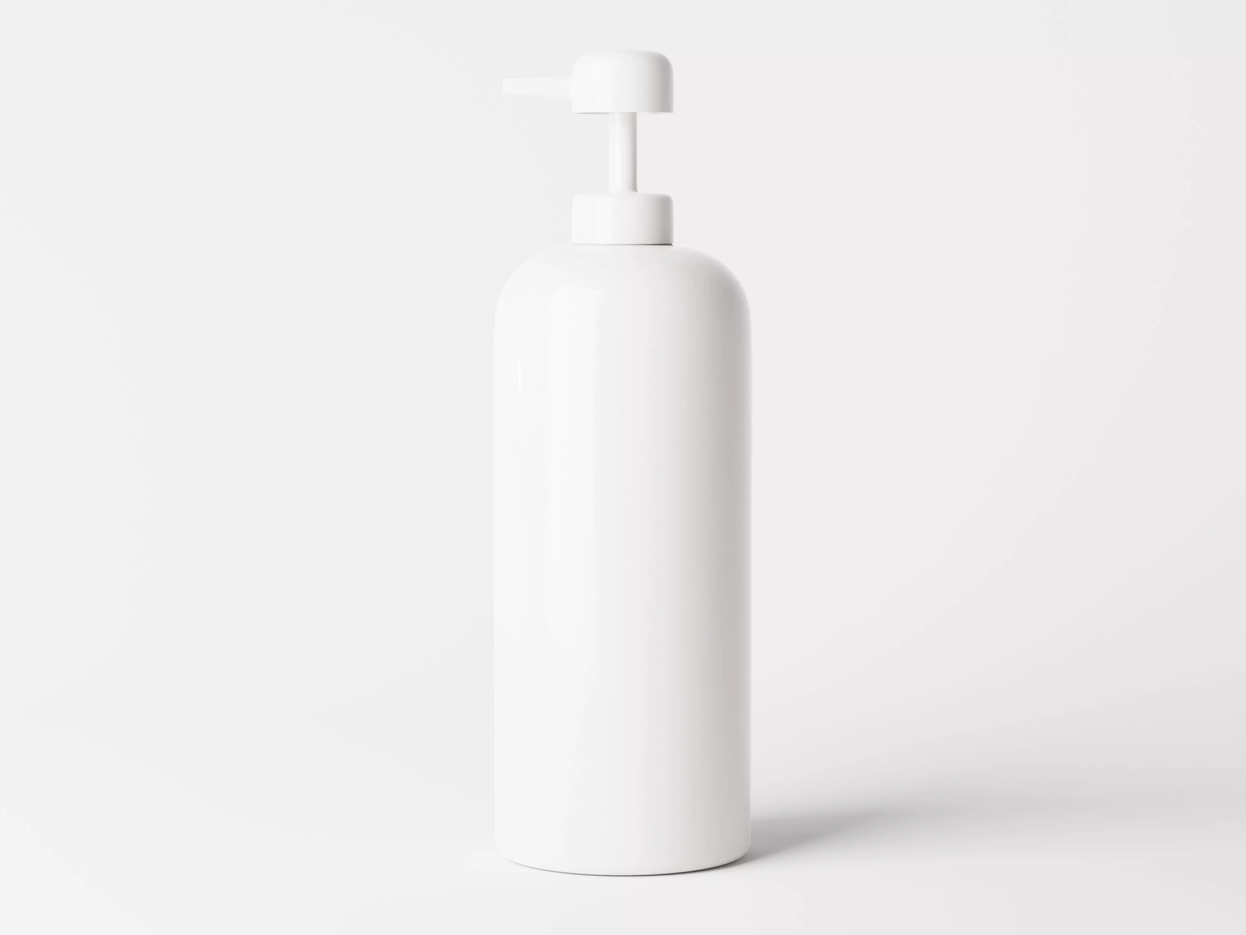 Pump Bottle Low-poly 3D model_0