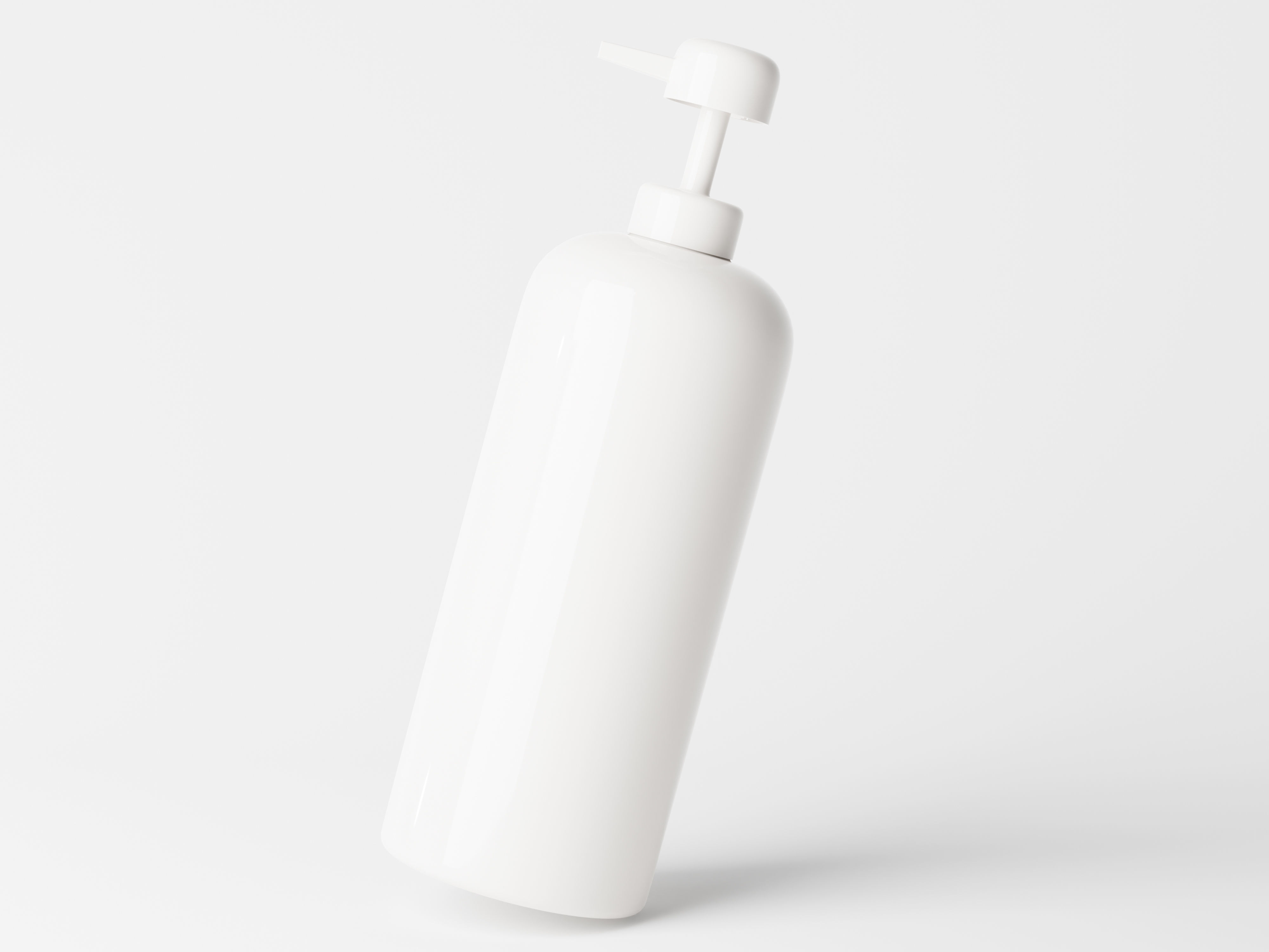 Pump Bottle Low-poly 3D model_1