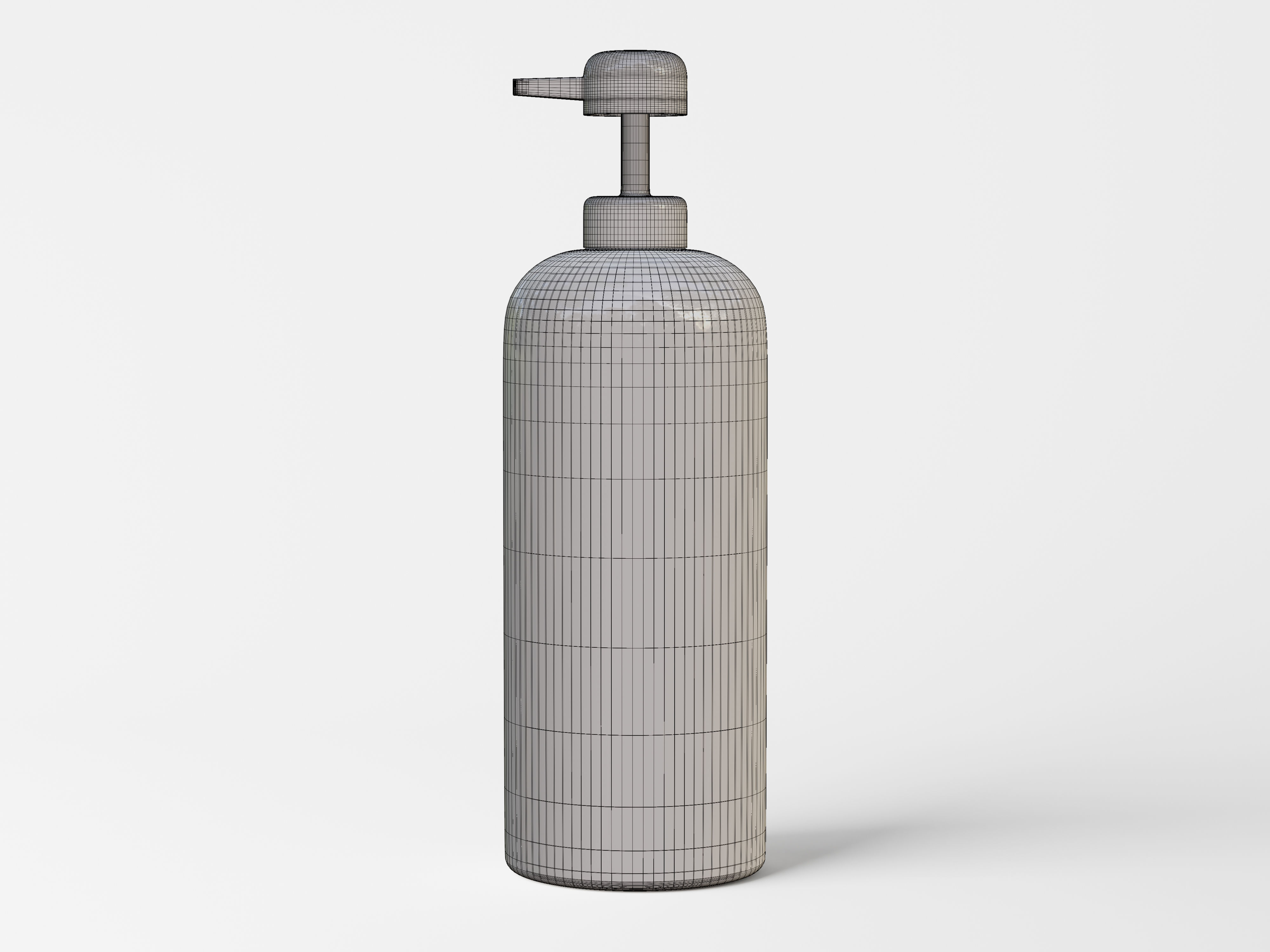 Pump Bottle Low-poly 3D model_8