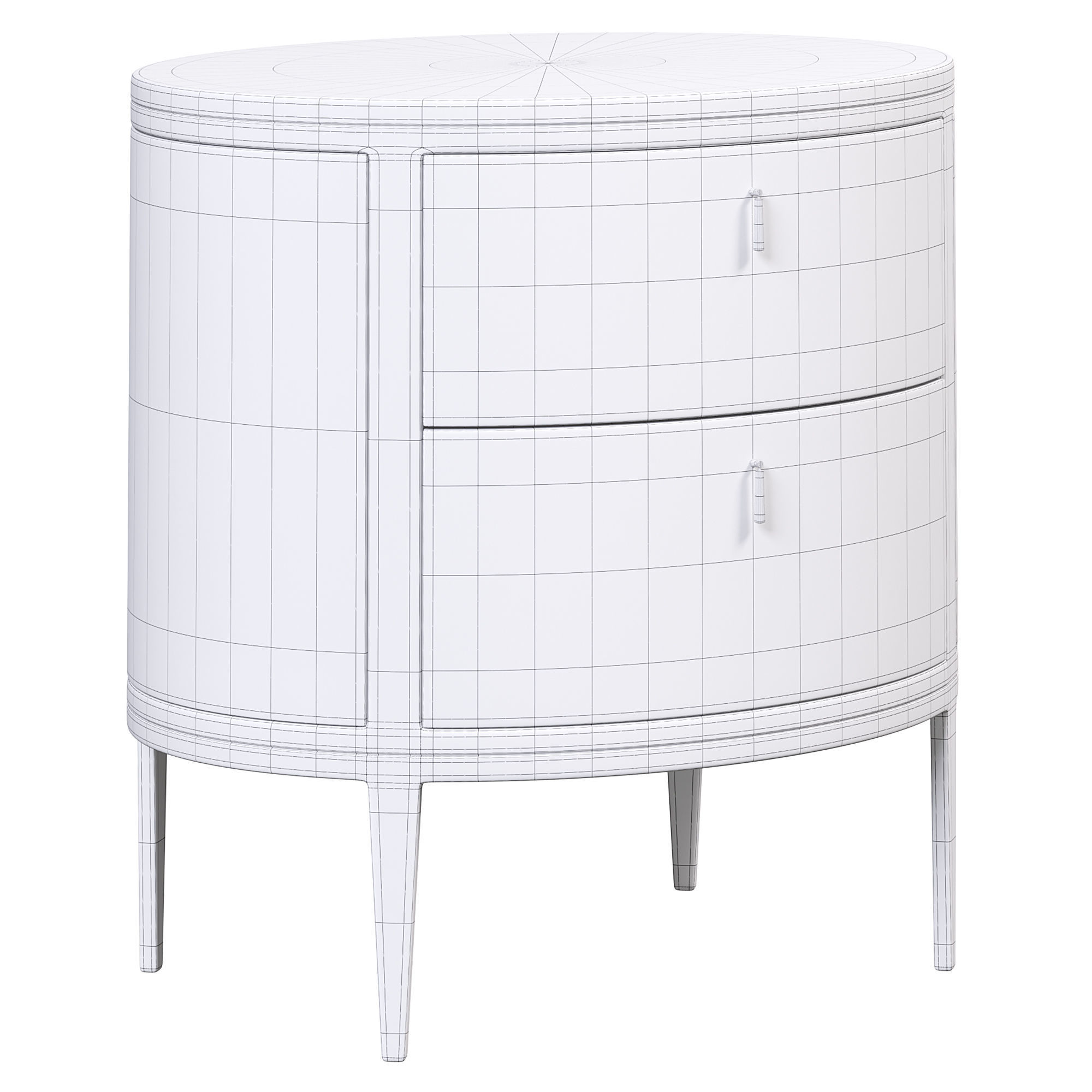 linton bedside by luxdeco 3D model_2