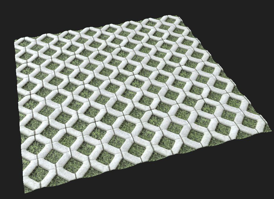 Paving slabs 4K seamless PBR texture Texture Texture_2