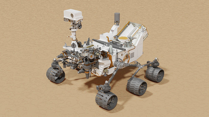Curiosity Rover 3D model