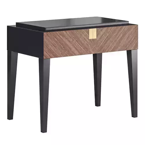 Langham Bedside Table byLUXURY FURNITURE LONDON 3D model