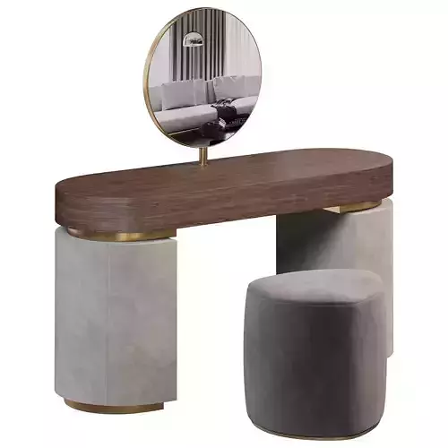 claire dressing table by luxdeco