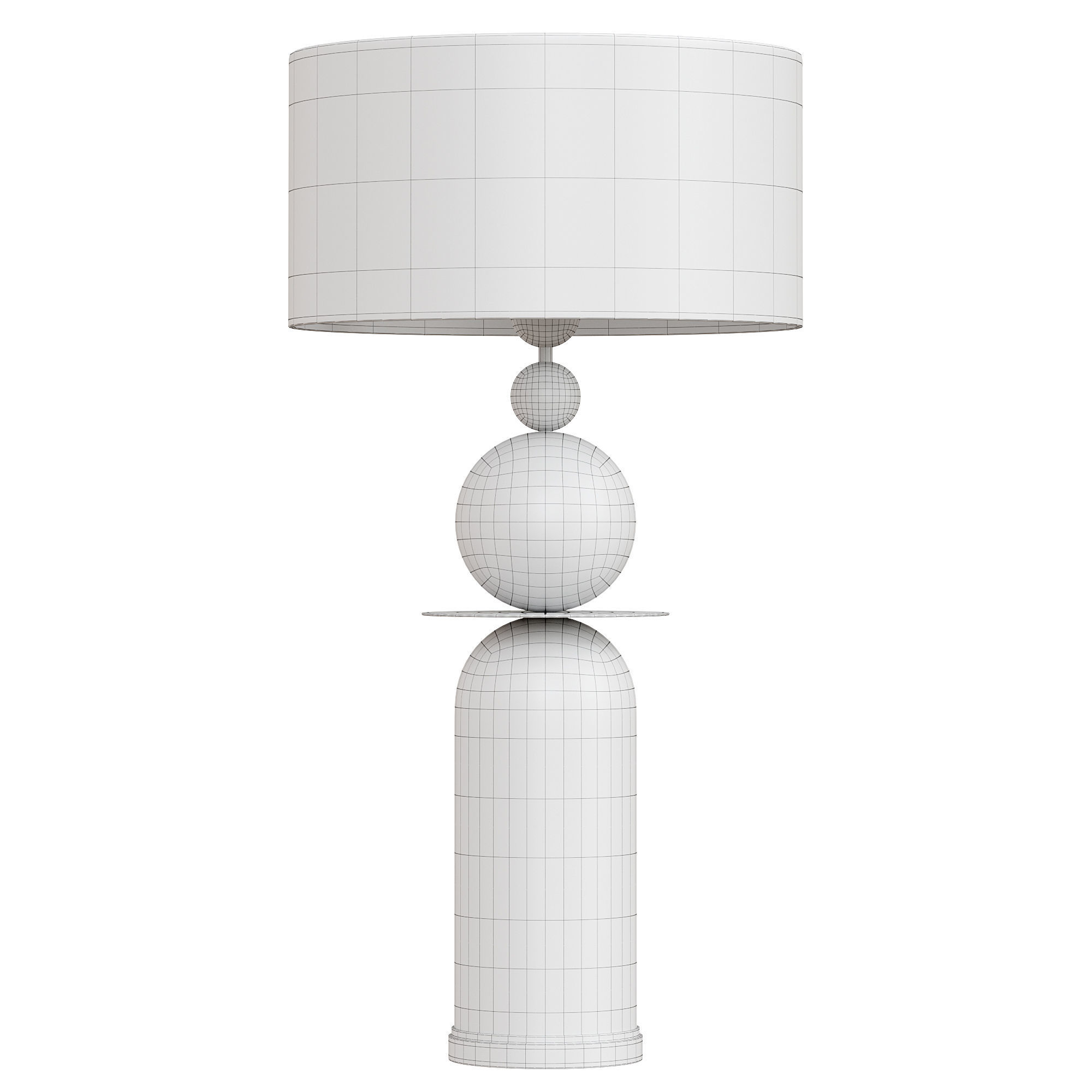 Totem Table Lamp by Luxdeco 3D model_2