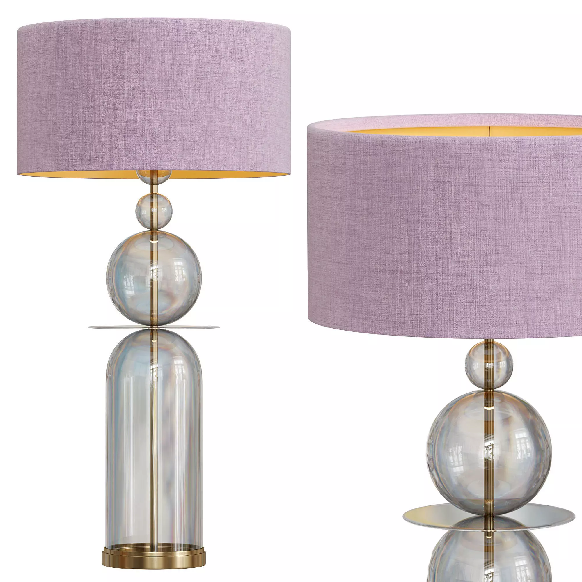 Totem Table Lamp by Luxdeco 3D model_0