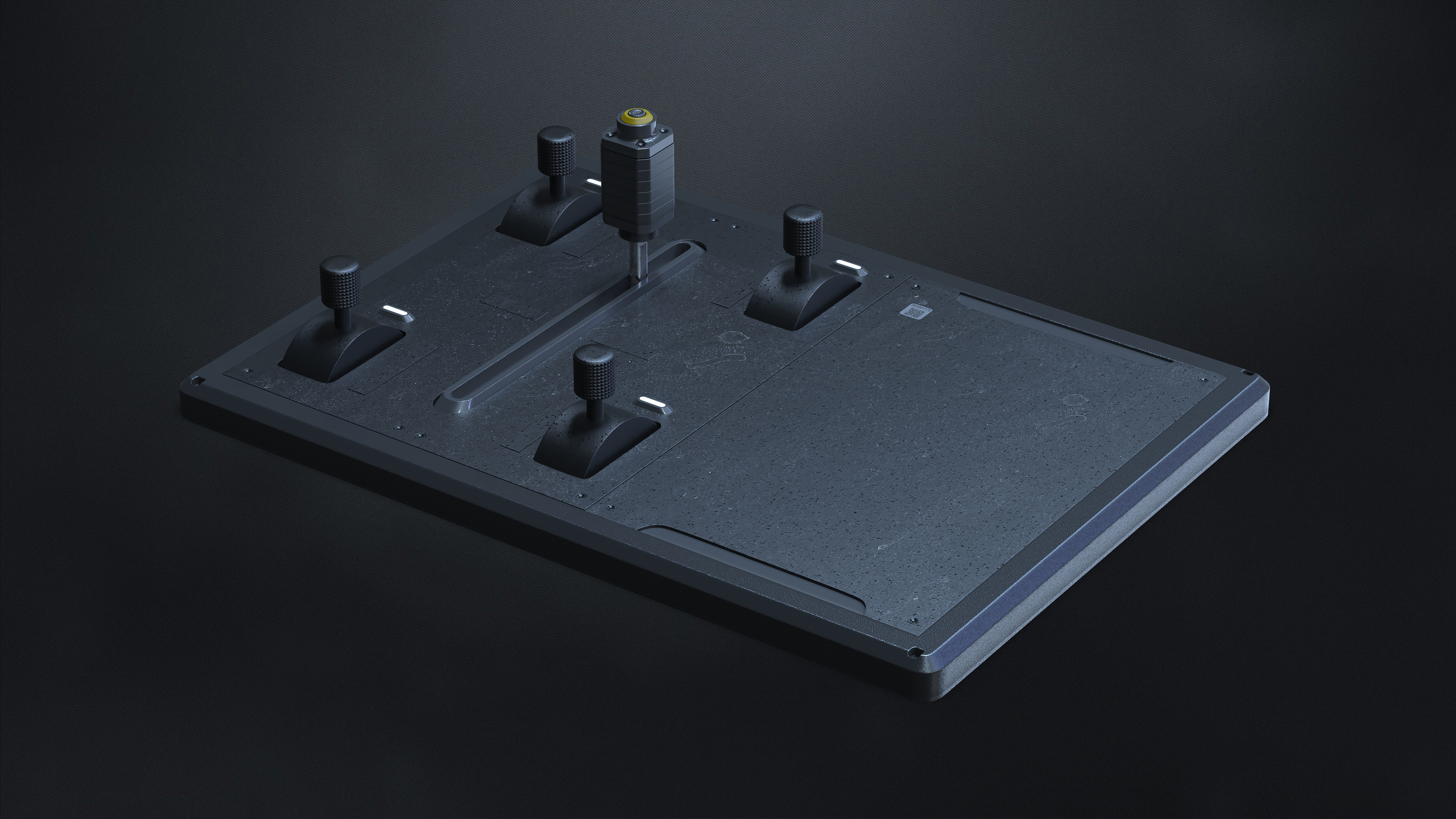 25 Hard Surface Sub-D Control Panel Elements 3D model_10