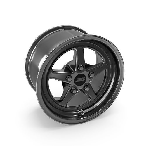 JMS Avenger Series Race Wheel 17 X 10 Aluminum Polished Rear  3D model 2