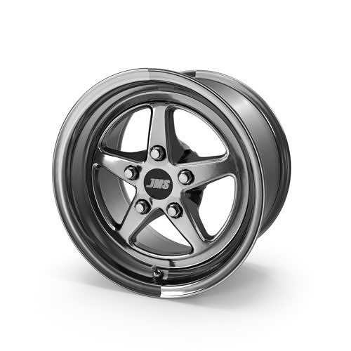 JMS Avenger Series Race Wheel 17 X 10 Aluminum Polished Rear  3D model 4