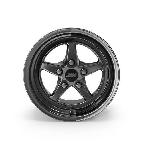 JMS Avenger Series Race Wheel 17 X 10 Aluminum Polished Rear  3D model 3