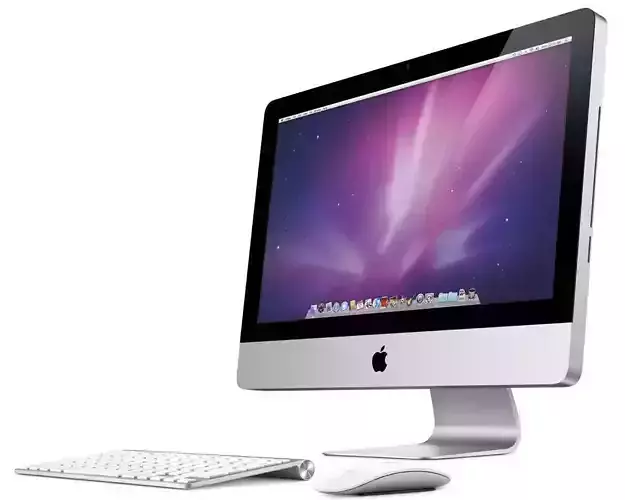 Apple Mac PC - LOW POLY Low-poly 3D model