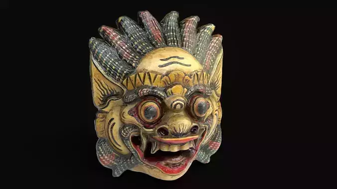 Indonesian ritual mask