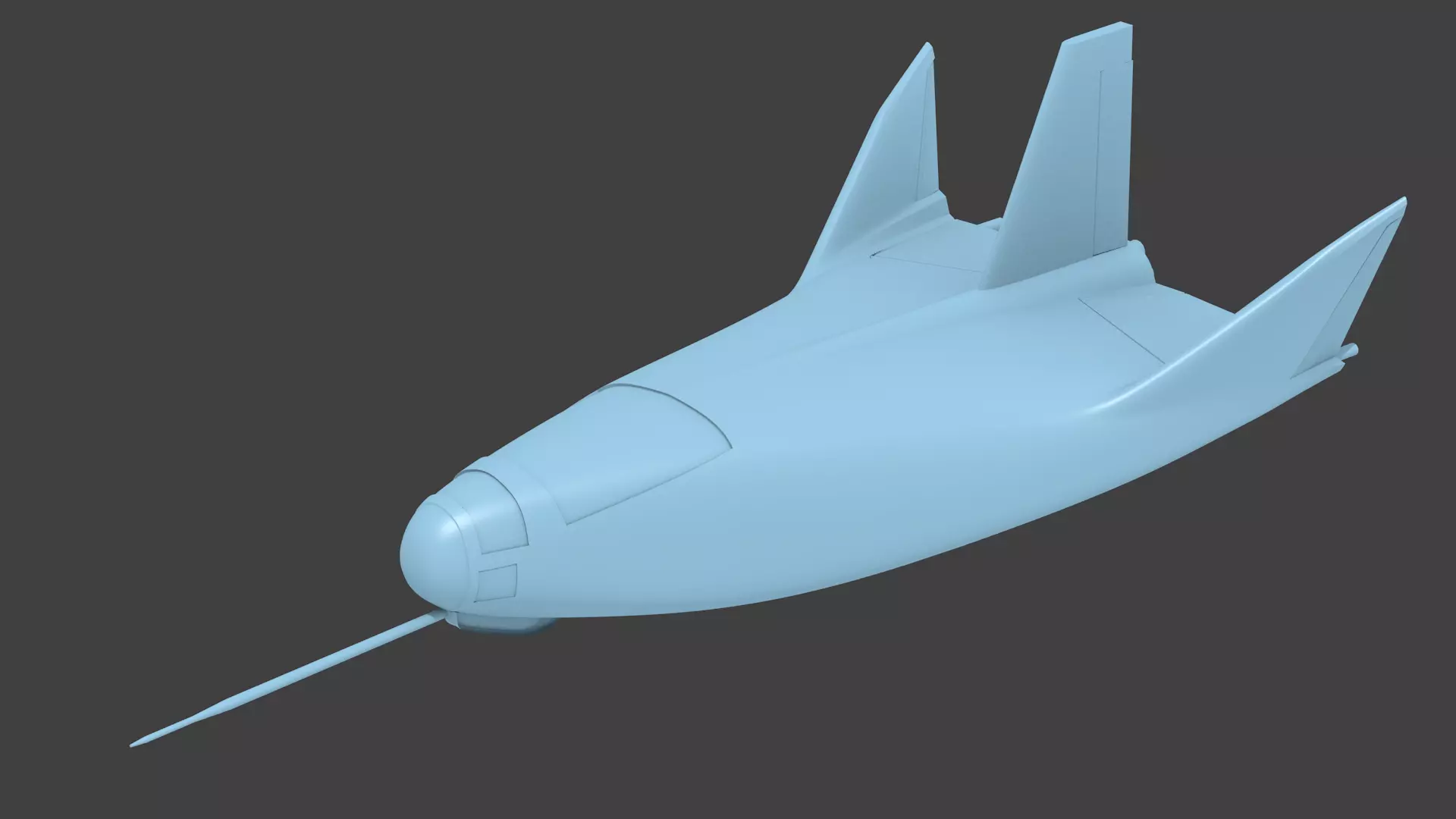hl-10  lifting body  3D print model_0