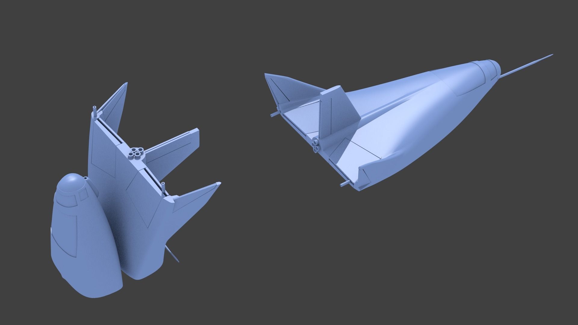 hl-10  lifting body  3D print model_3